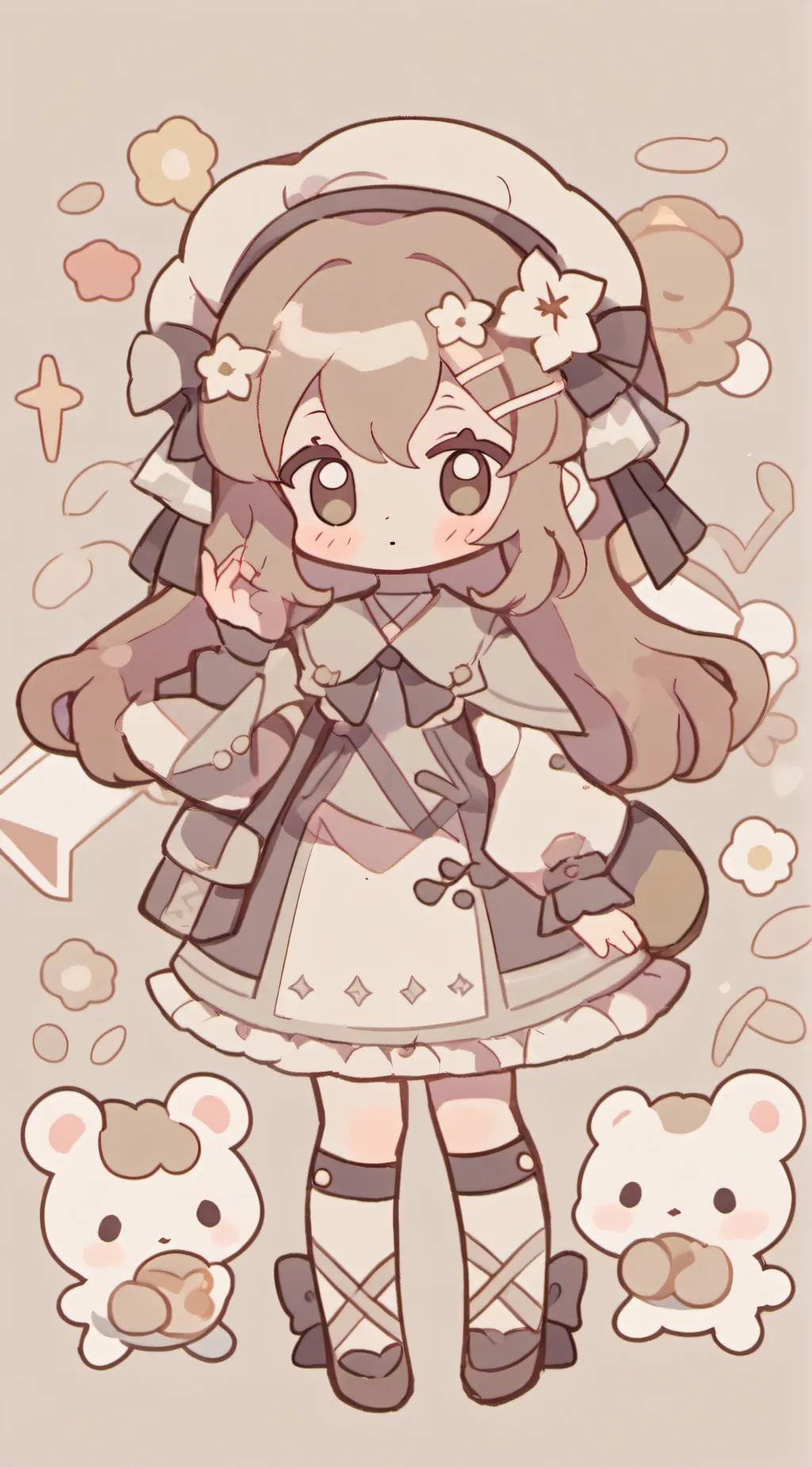 ai character: q and a 🍓🥰😘🎀❤️ background