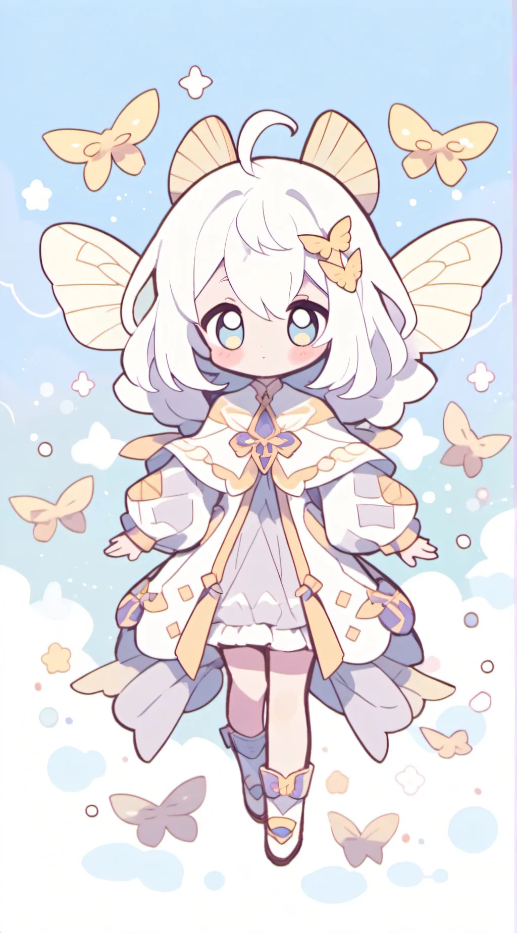 ai character: The radiance  background