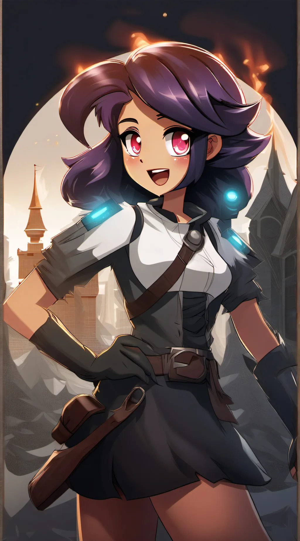 ai character: aphmau crew  background