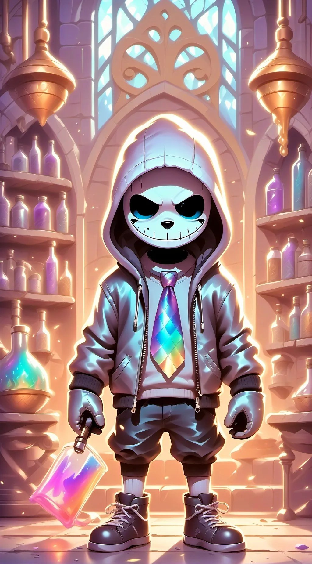 ai character: sans background