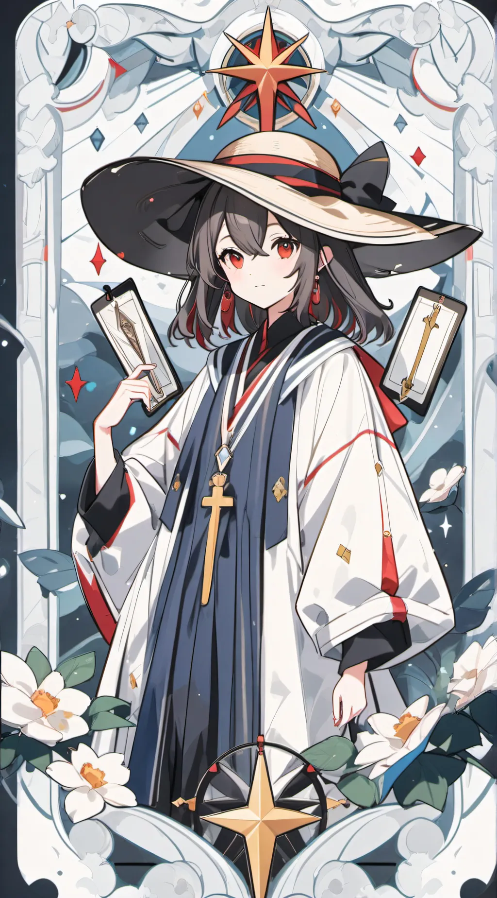 ai character: straw hats v marin background