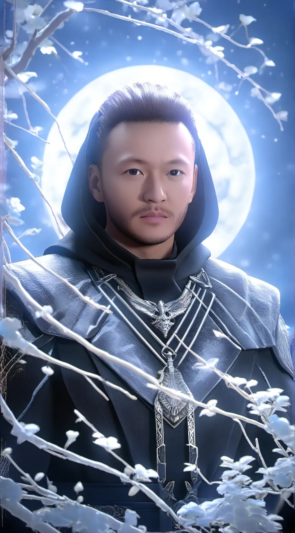 ai character: David Hernández  background