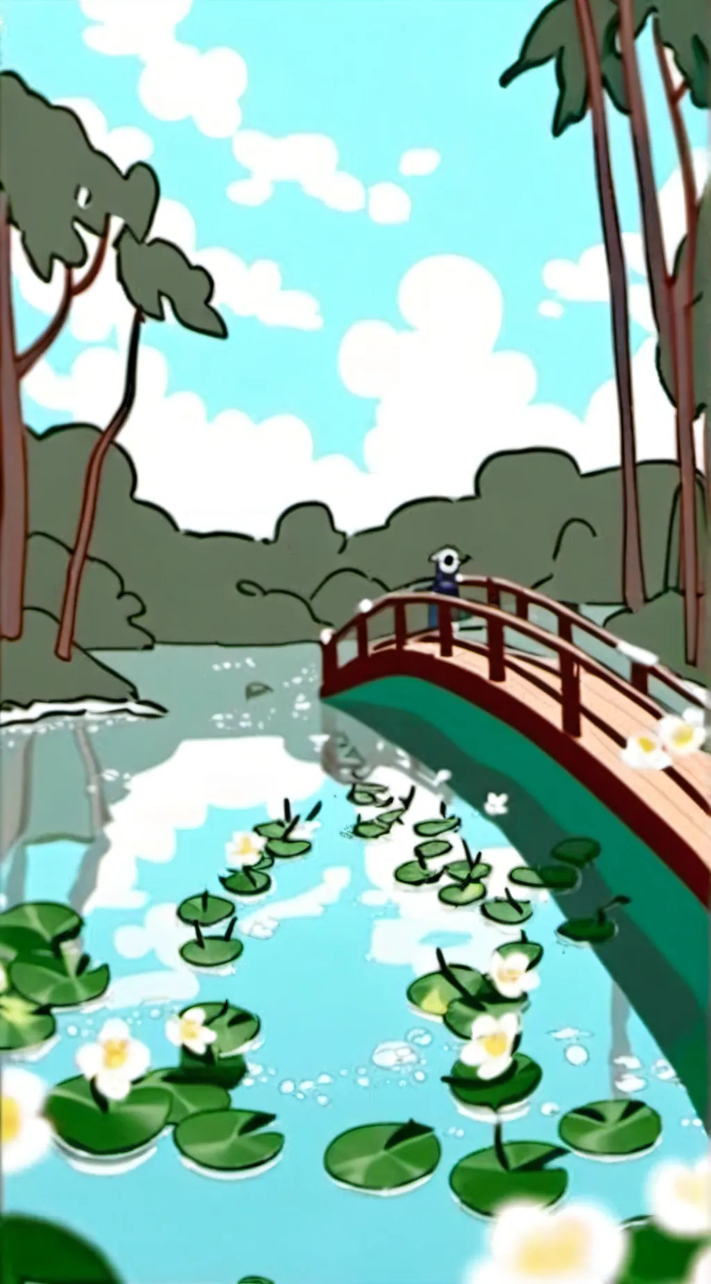 ai character: dandys world  background