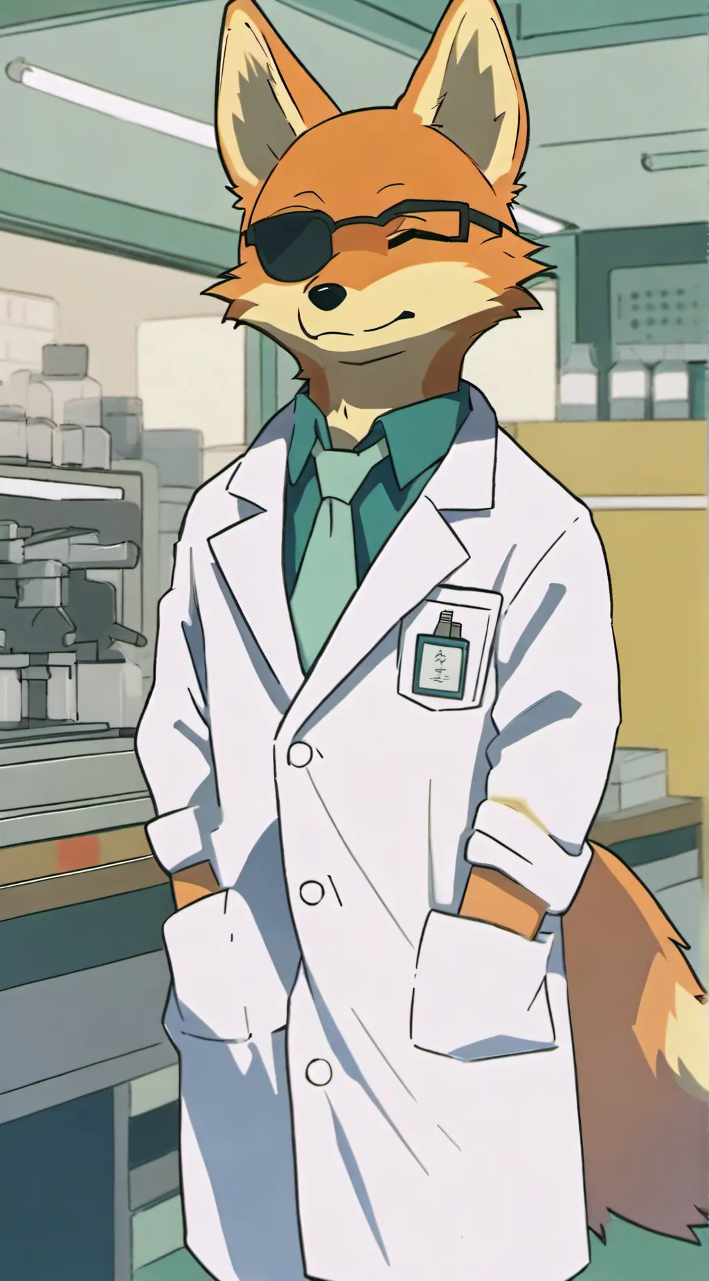 ai character: Foxxie background