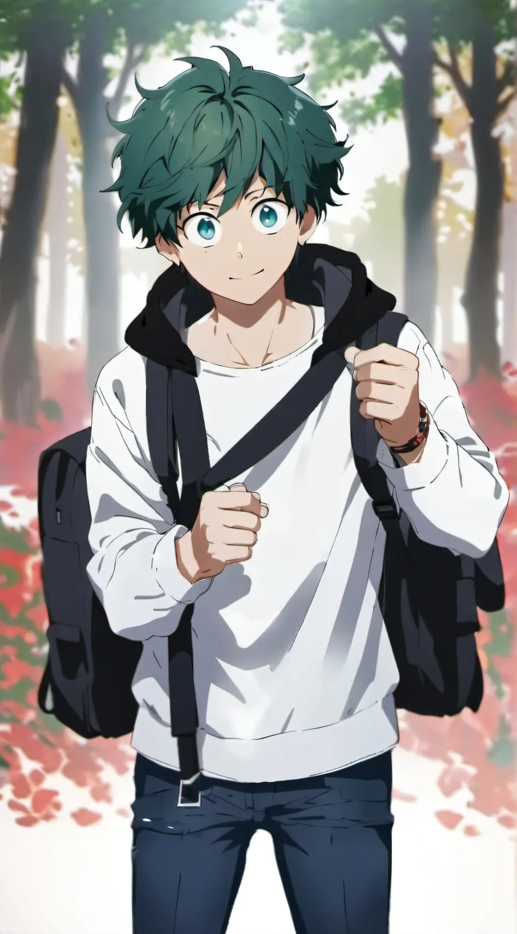 ai character: Deku background