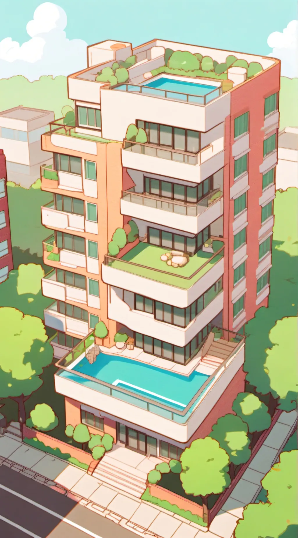 ai character: Brookhaven RP background