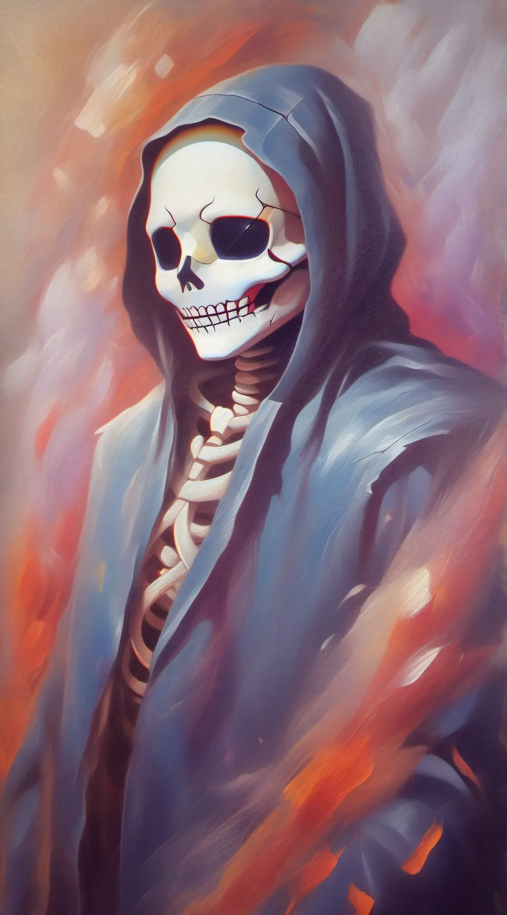 ai character: Sans  Dust  background