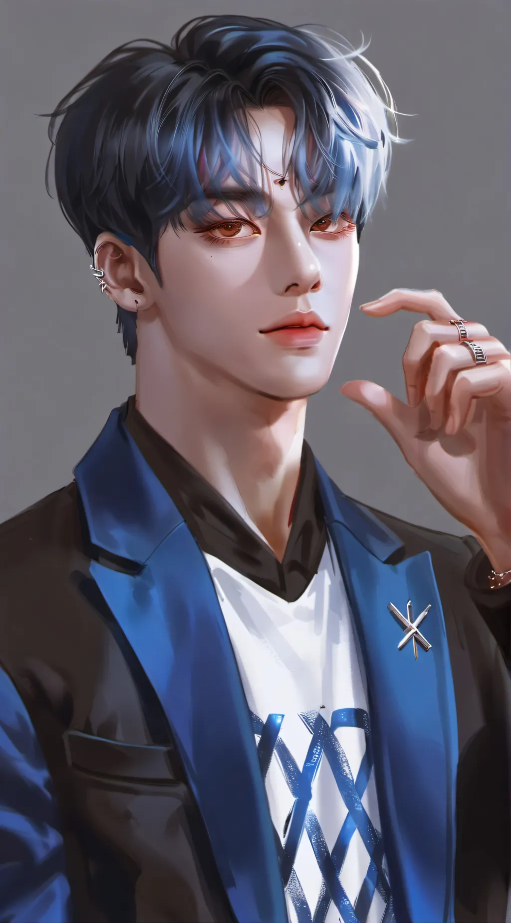ai character: Kim Taehyung  background