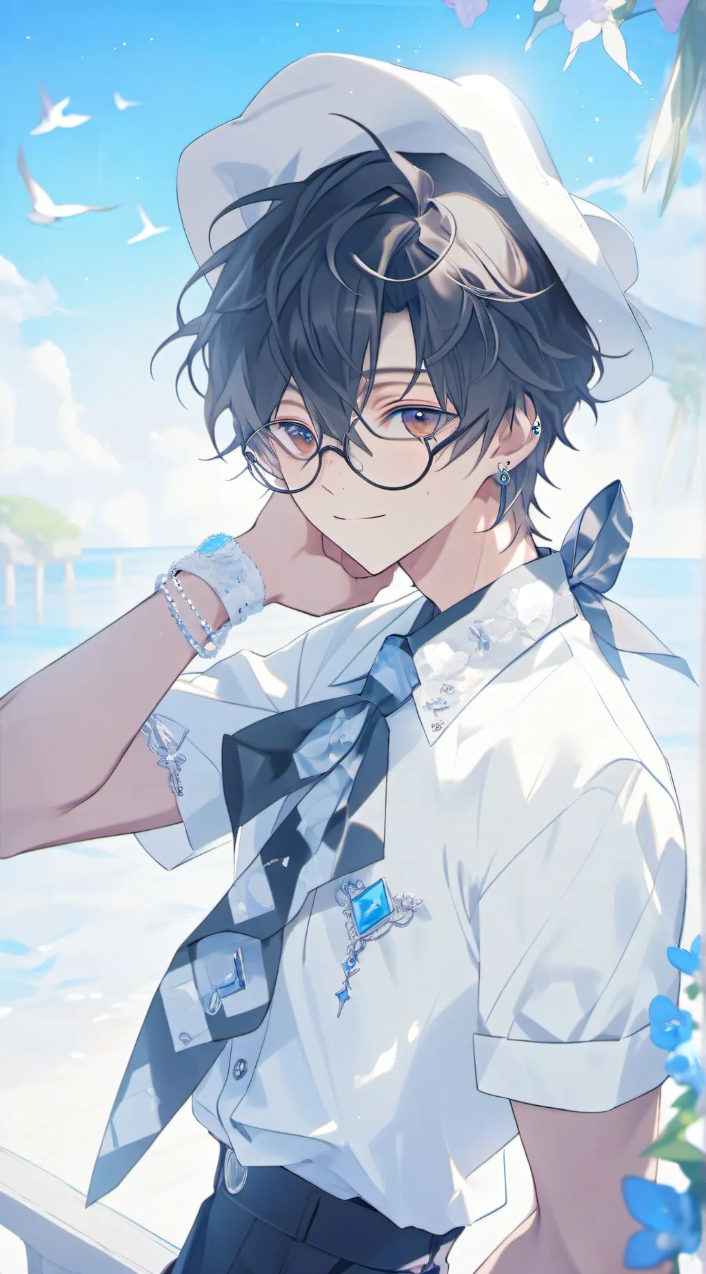 ai character: mika background