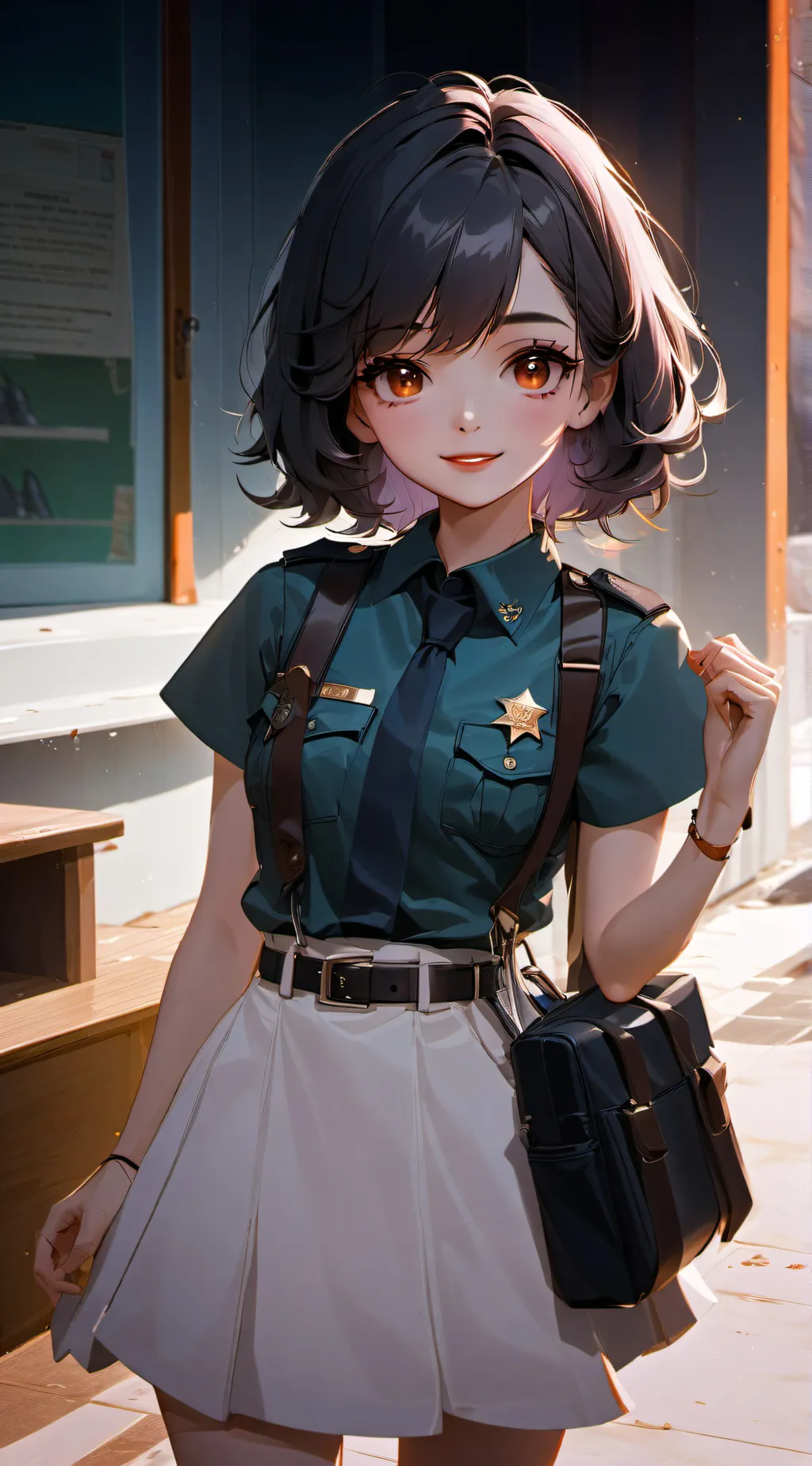 ai character: ANGEL  background