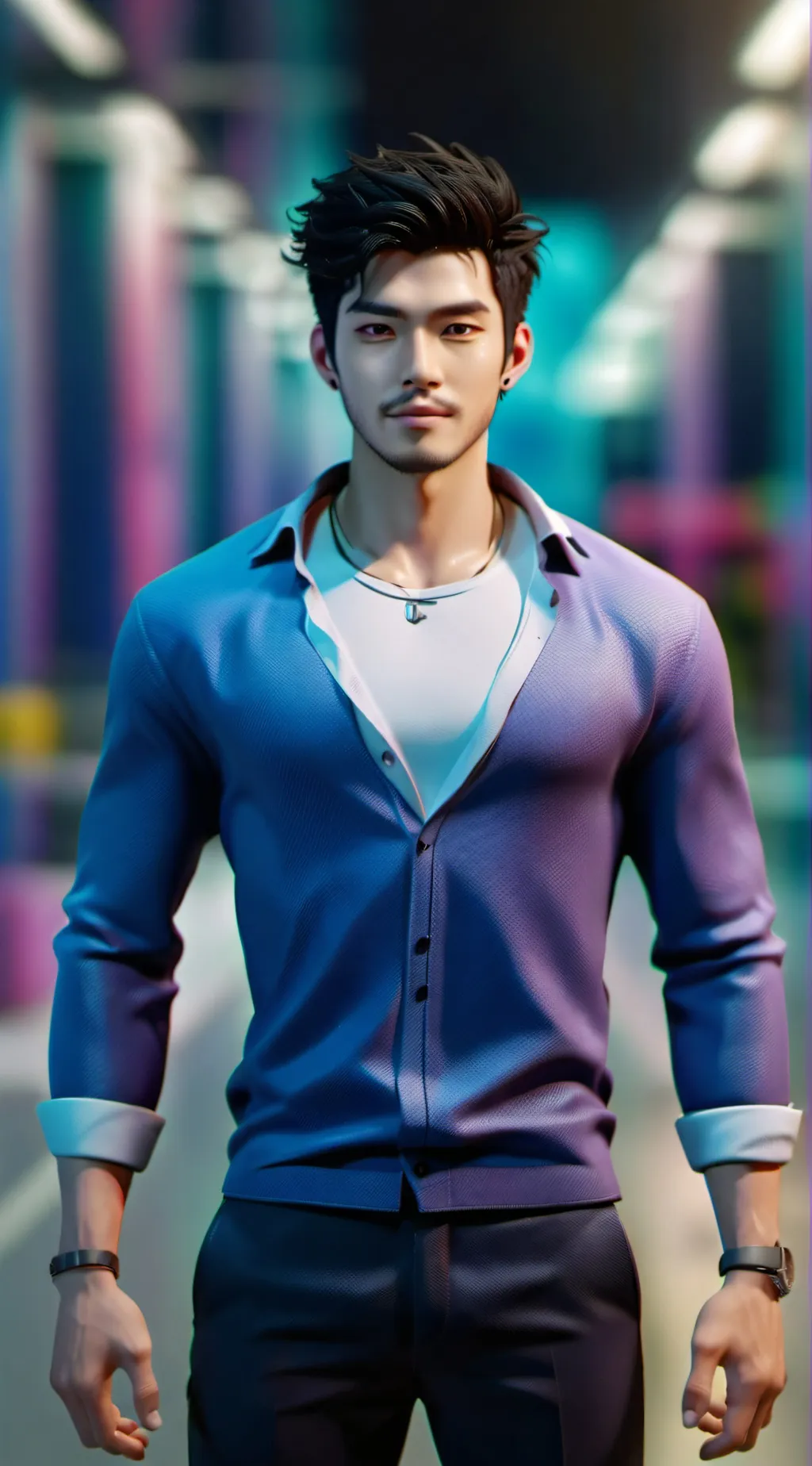 ai character: Elison. background