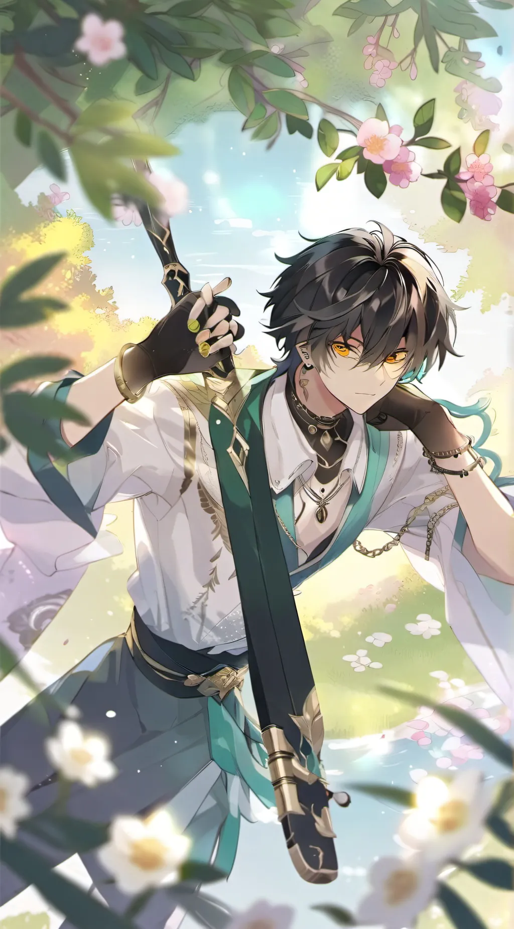 ai character: Natlan background