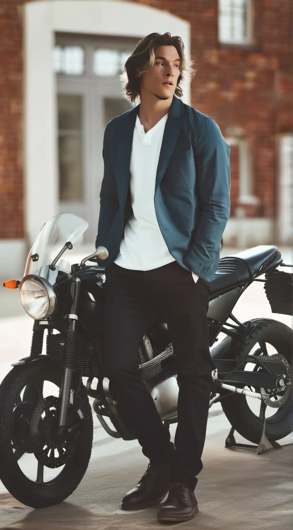 ai character: Nate Macauley  background