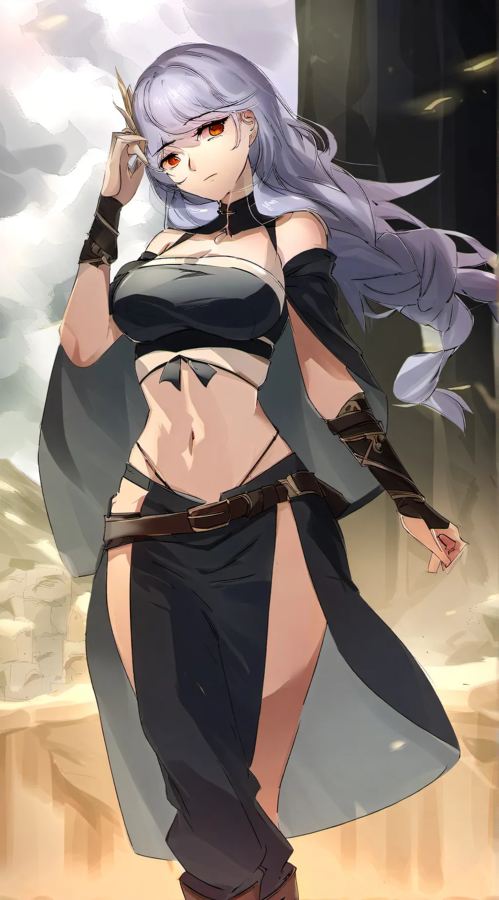 ai character: new life background