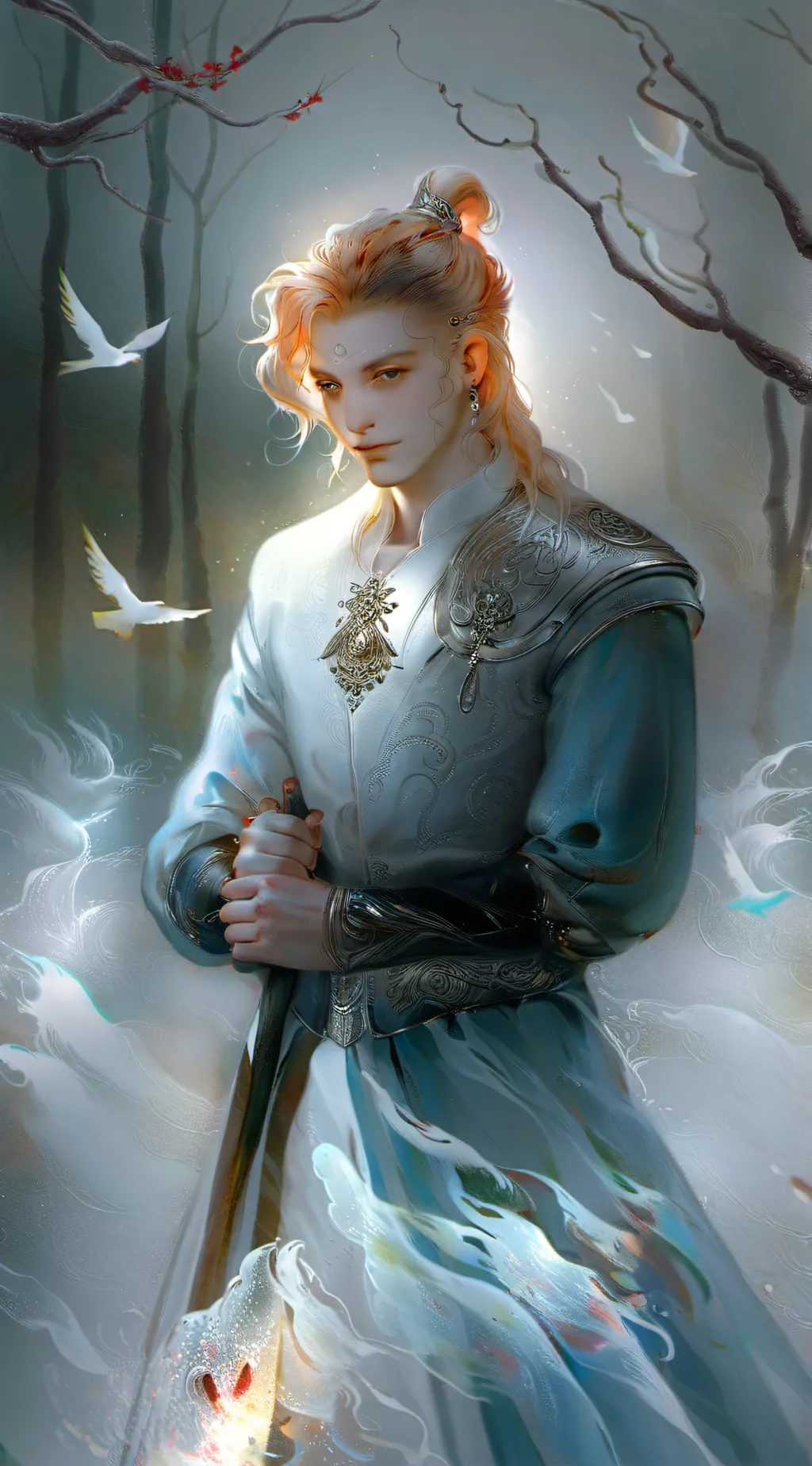 ai character: Charlie 🔥 💫  background