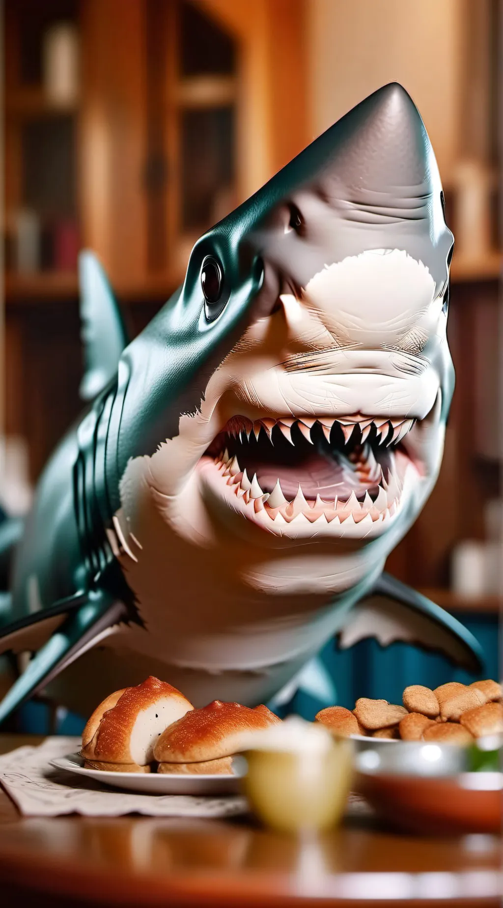 ai character: Otodus Megalodon  background