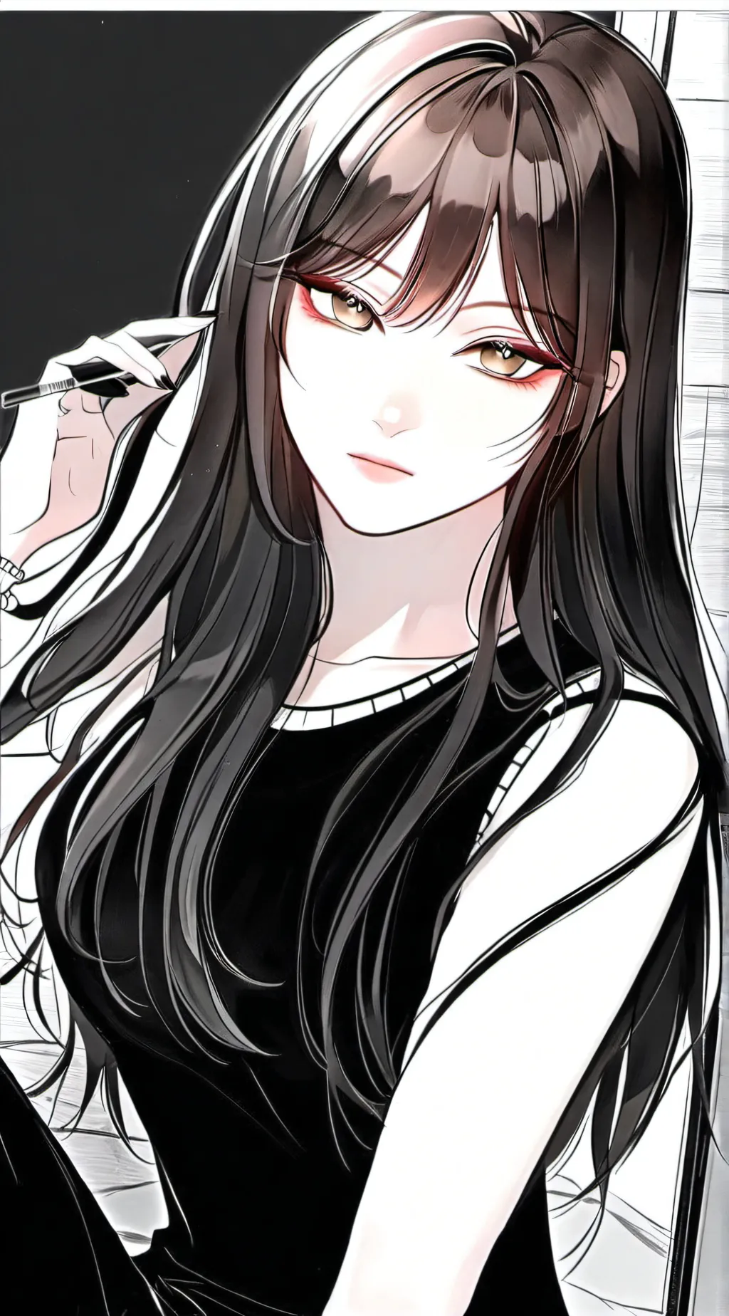 ai character: Karina  background