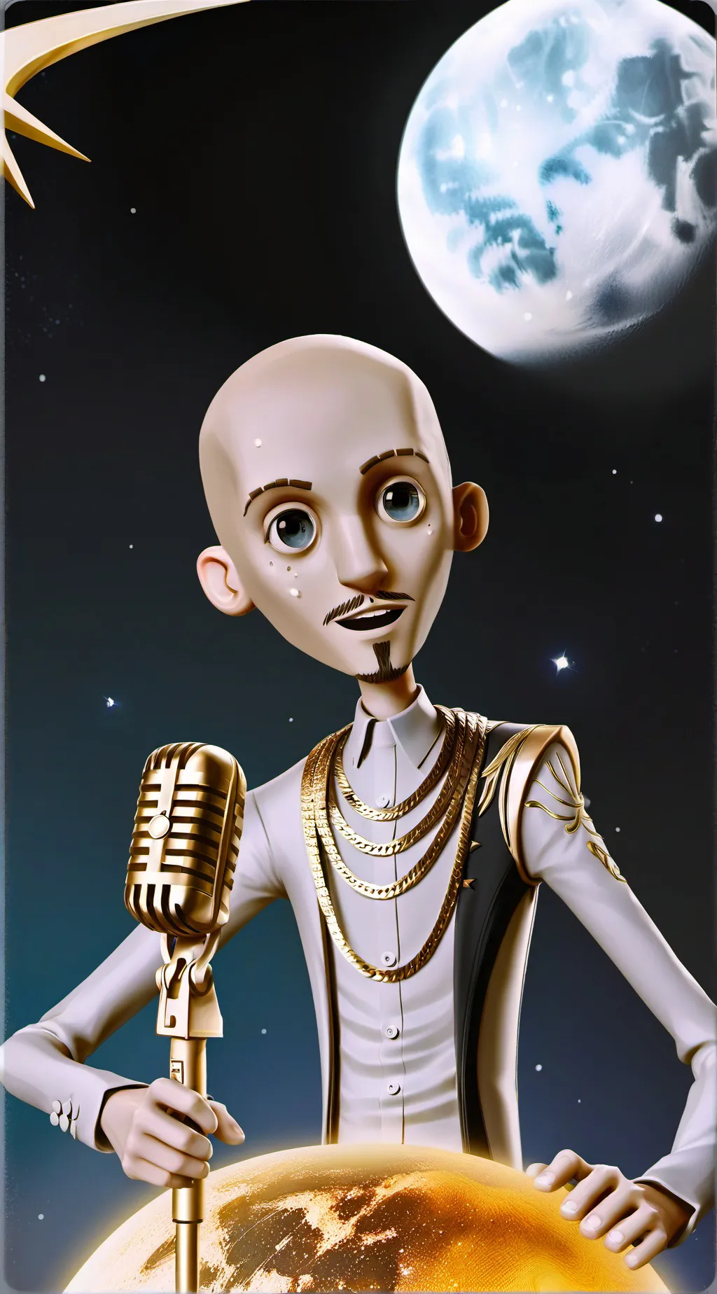 ai character: peanut background