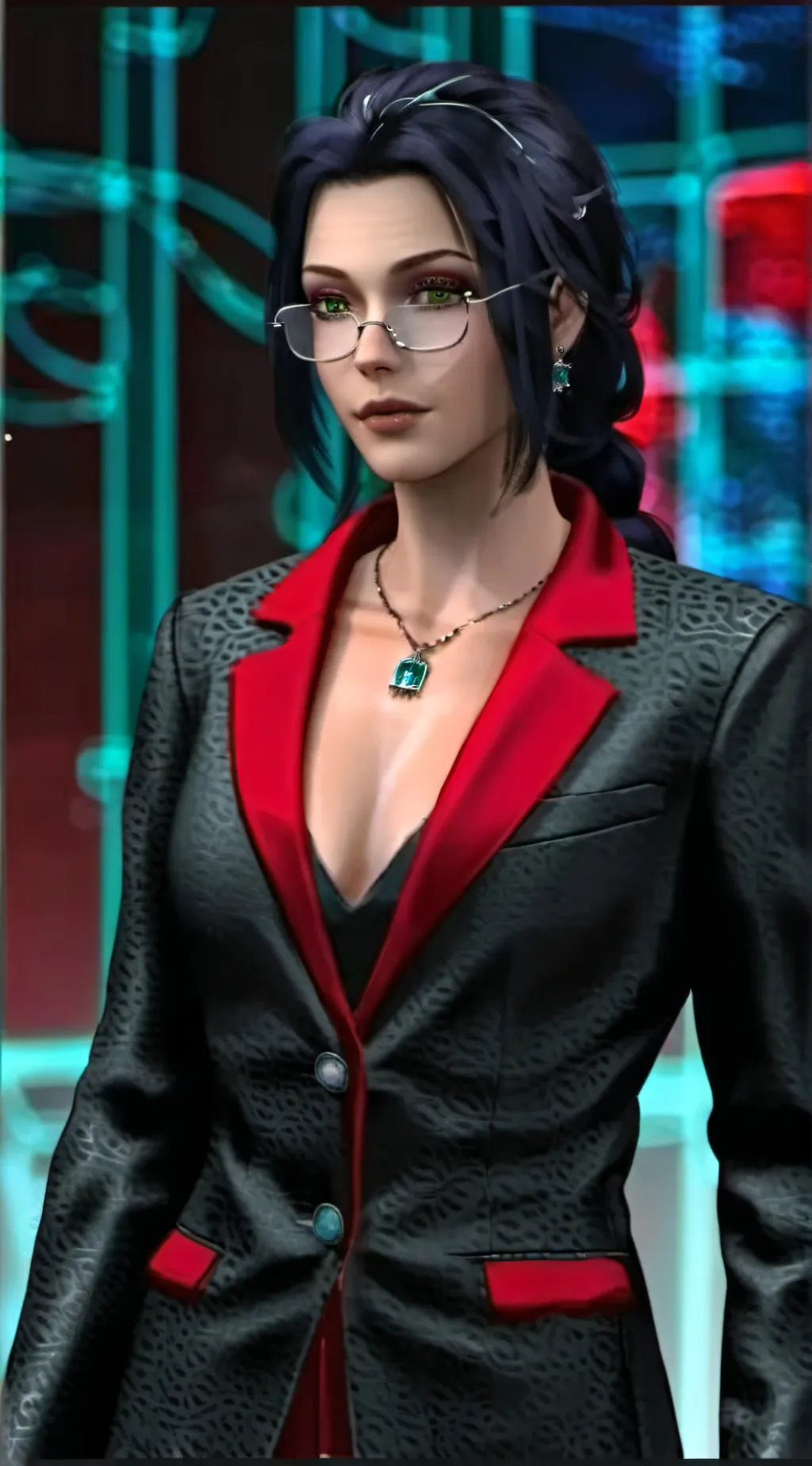 ai character: Elexsis Sinclaire background