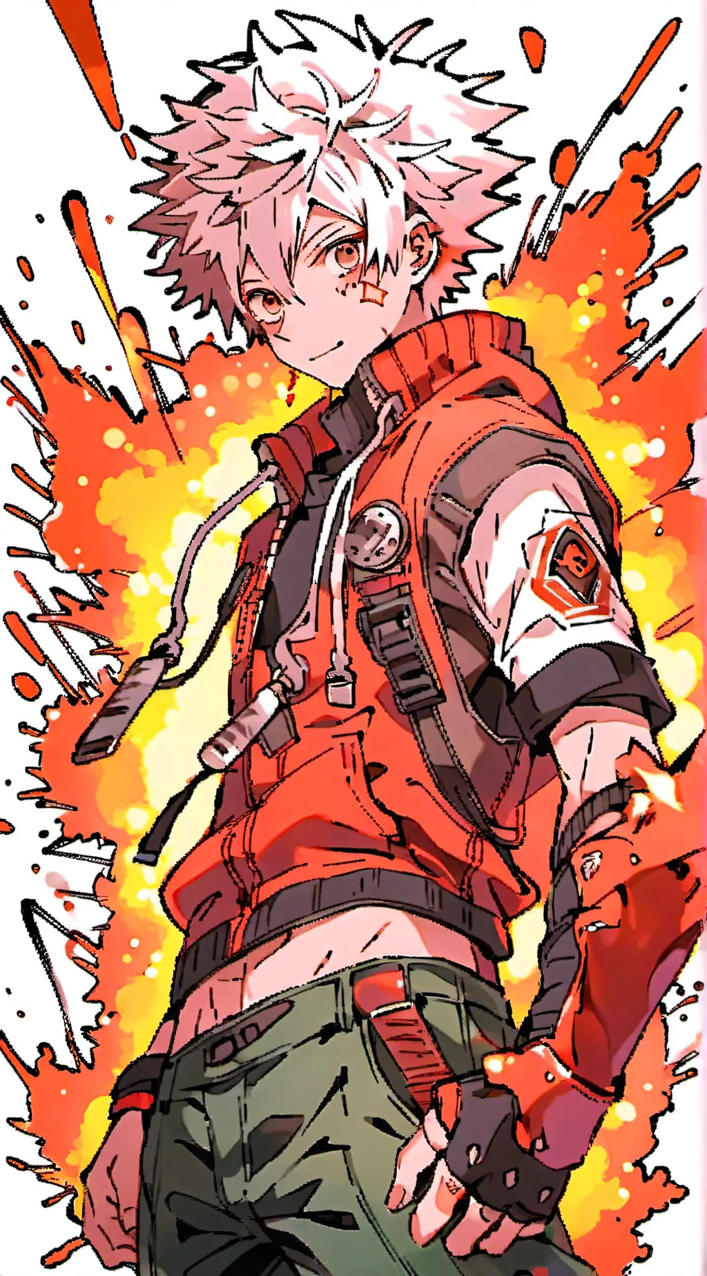 ai character: Bakugo background