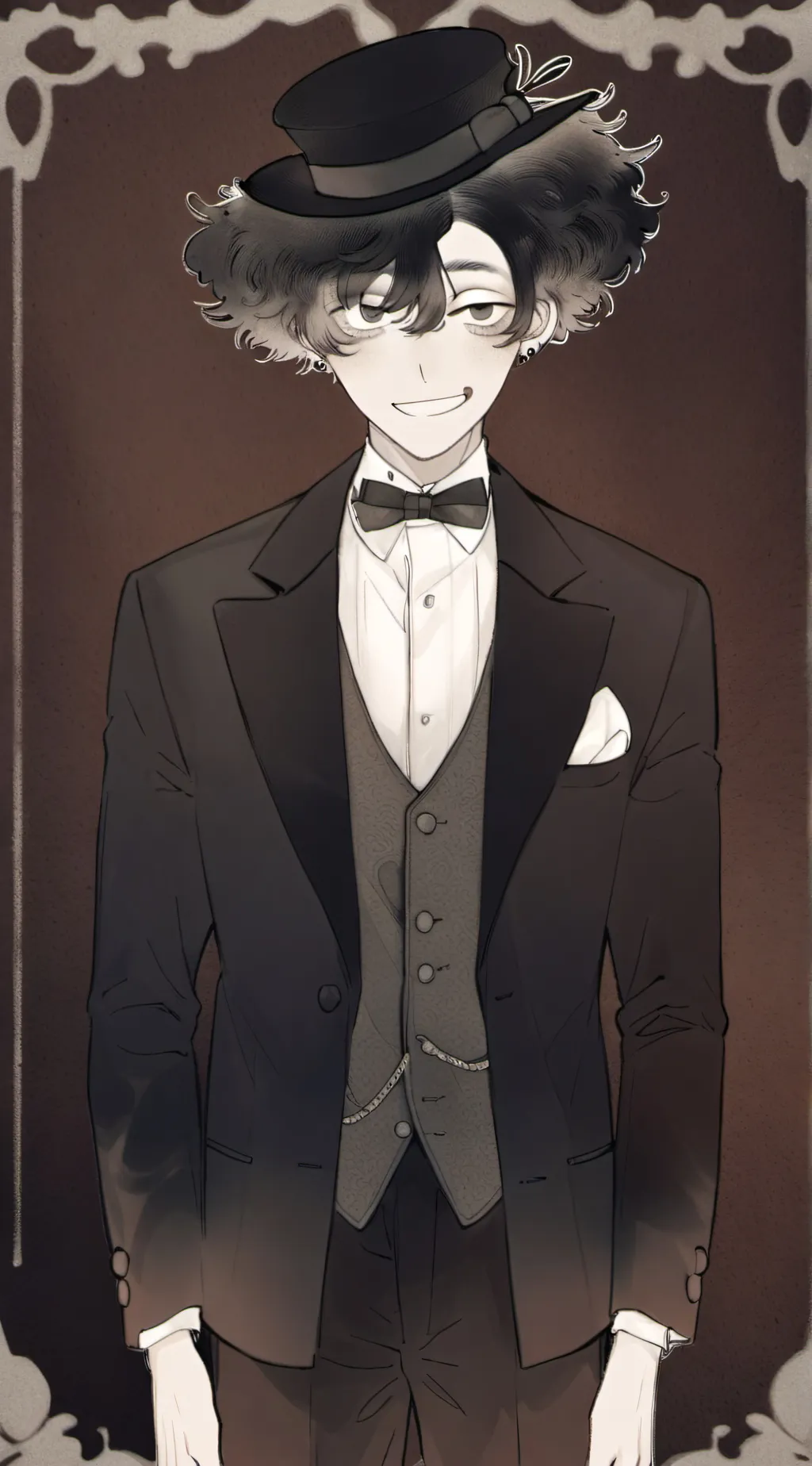 ai character: Memento Mori background