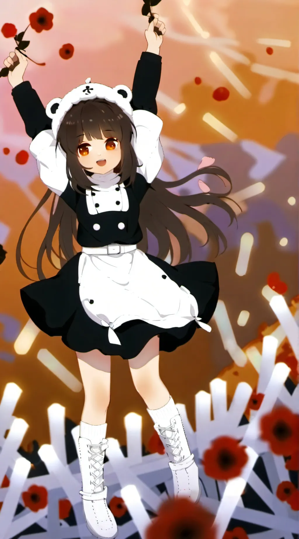 ai character: good girl background