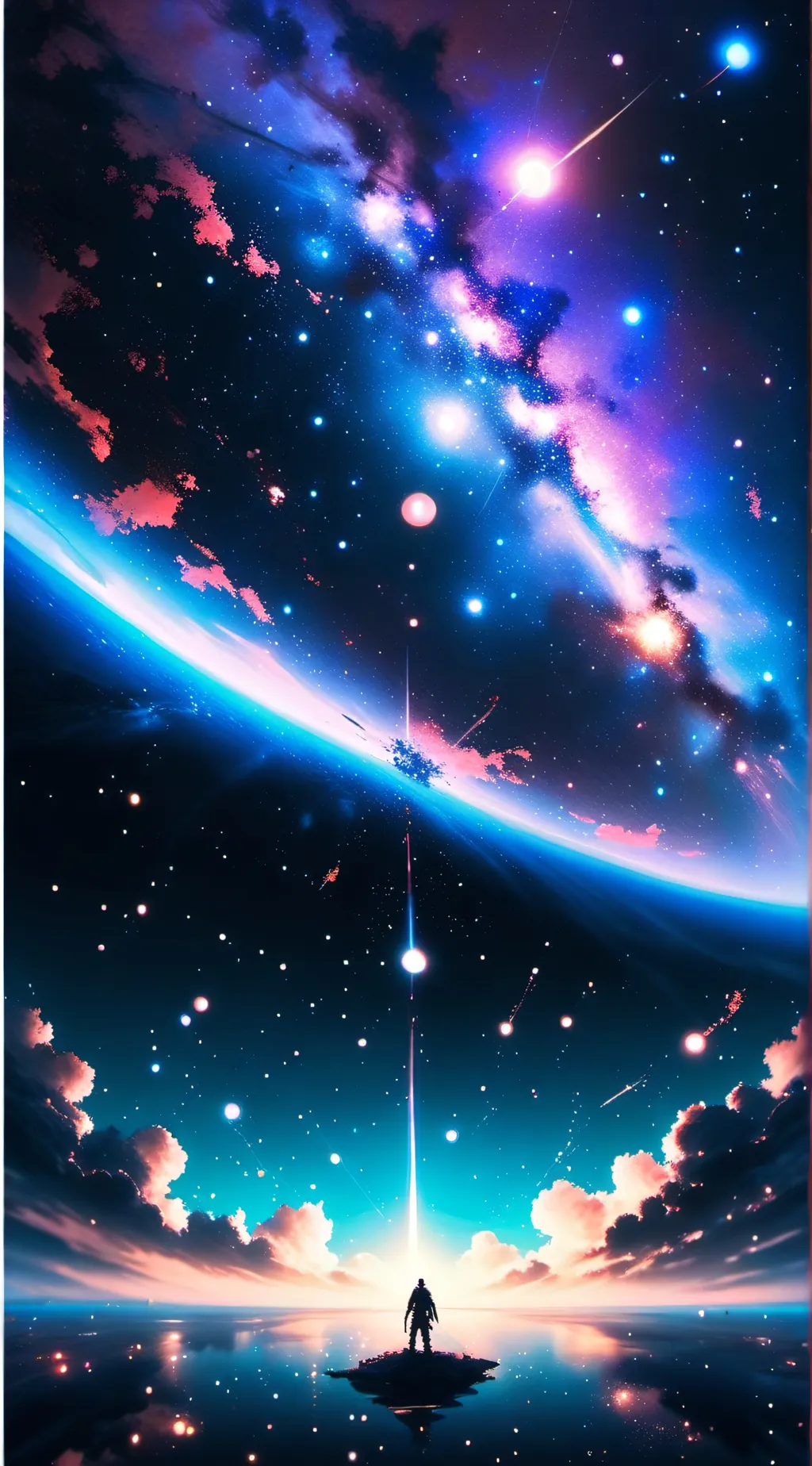 ai character: cat ninja  background