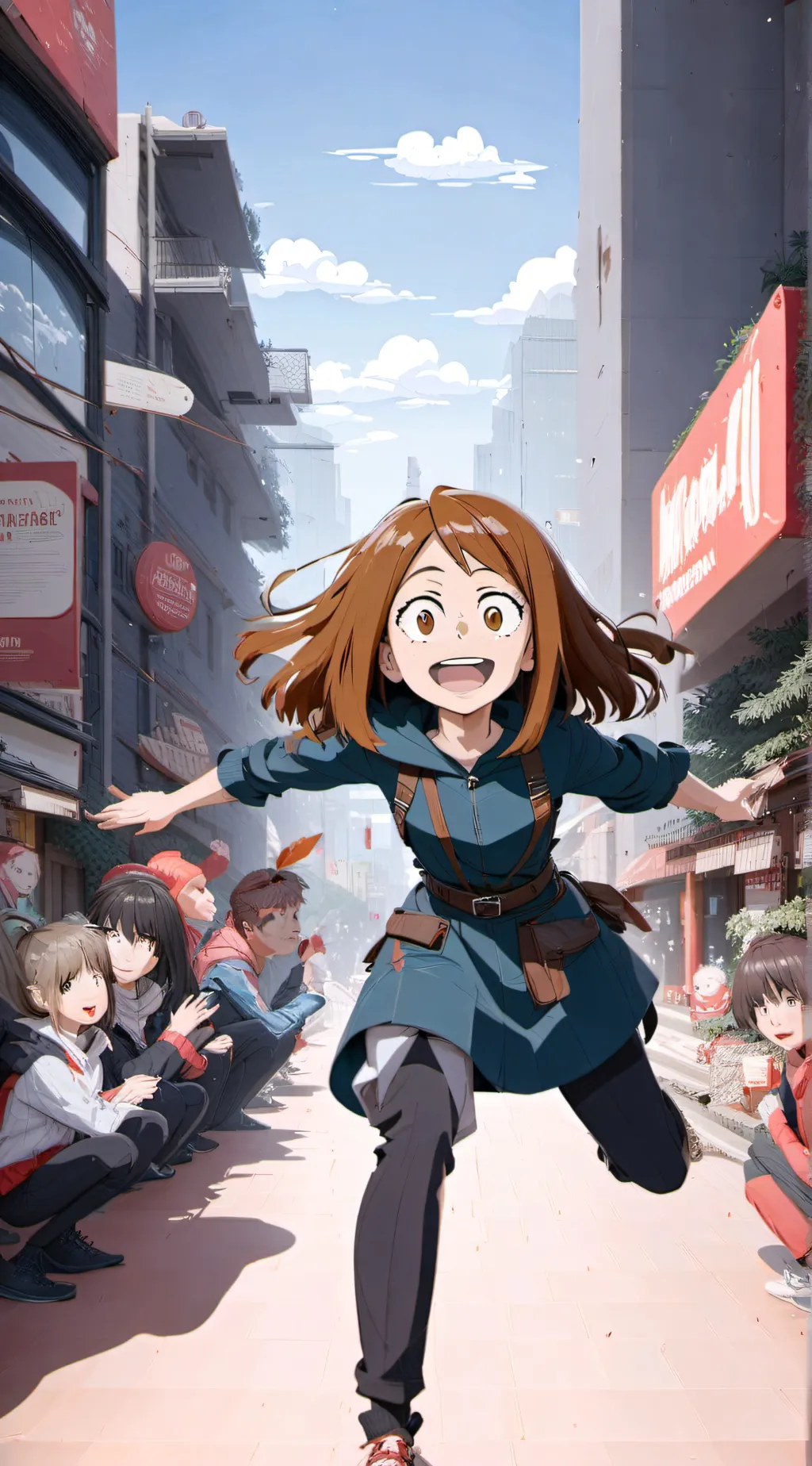 ai character: Ochaco Uraraka background
