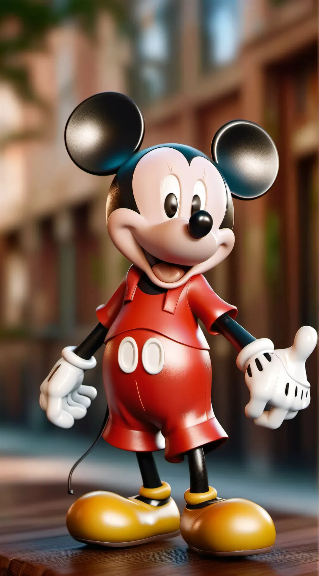 ai character: micky moo ding dan background