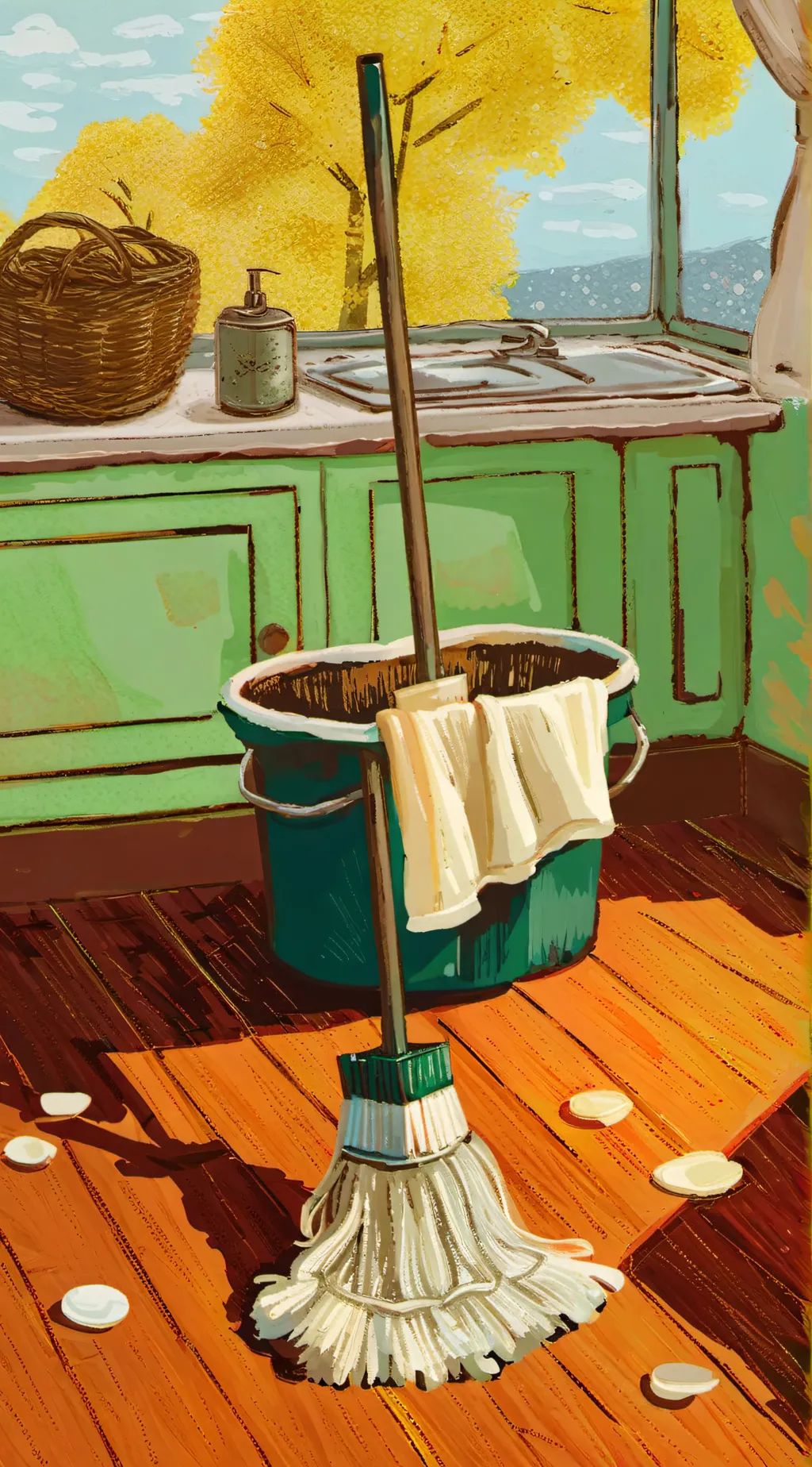 ai character: Janitor you background