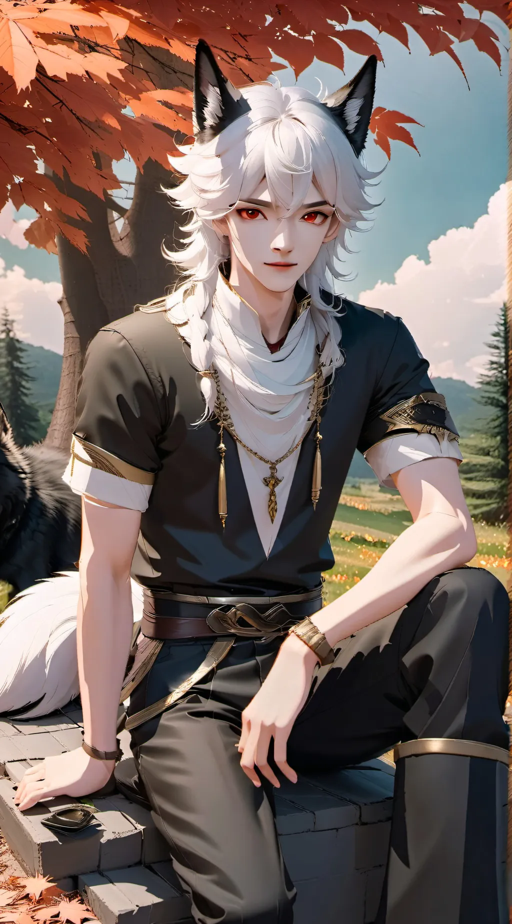 ai character: Max background