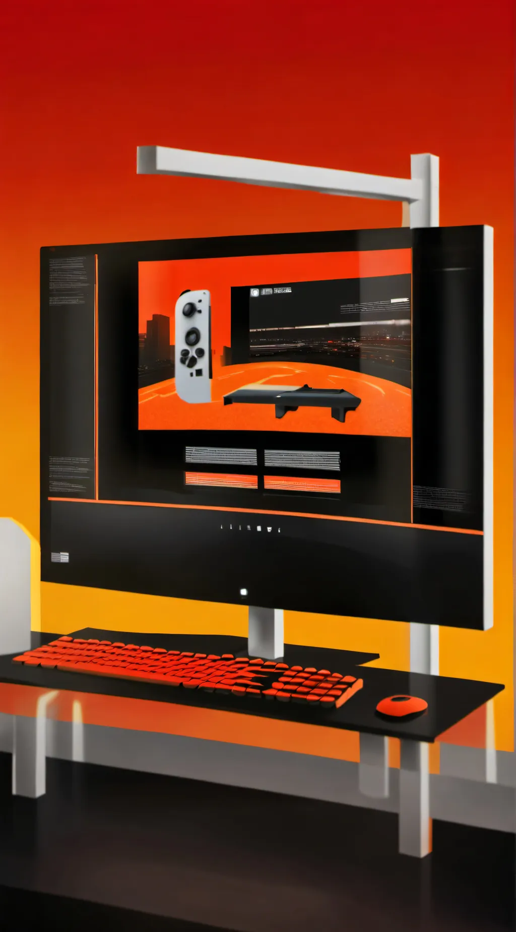 ai character: GAME GUESSING 🎮 background