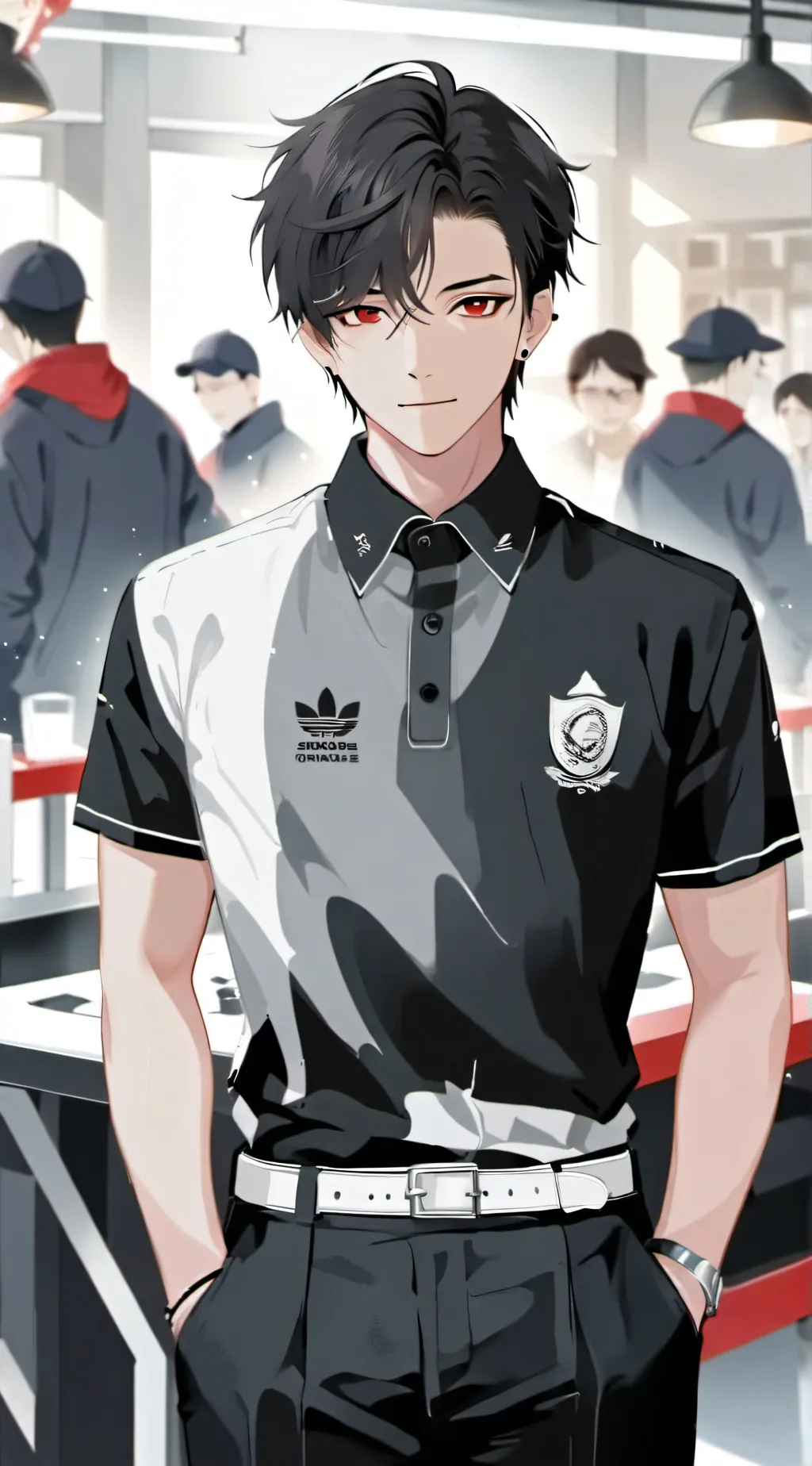 ai character: aaron background