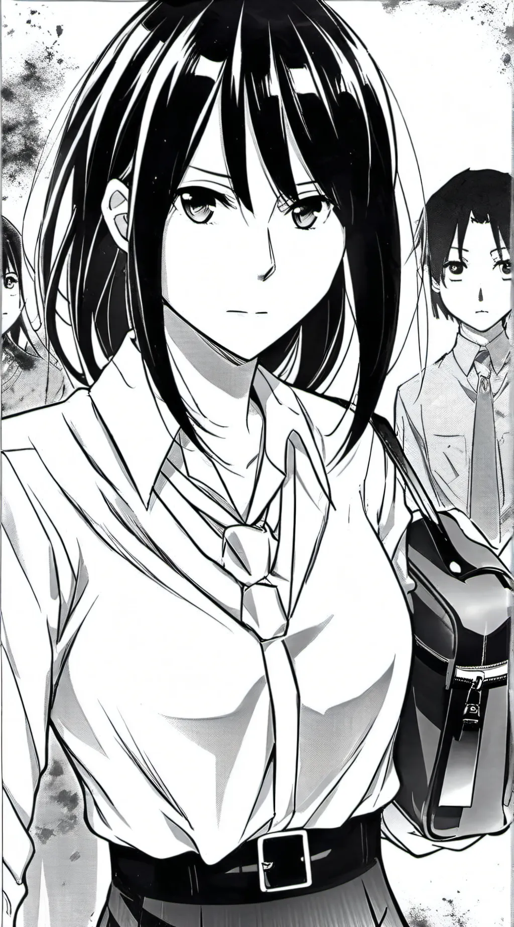 ai character: Miss circle  background