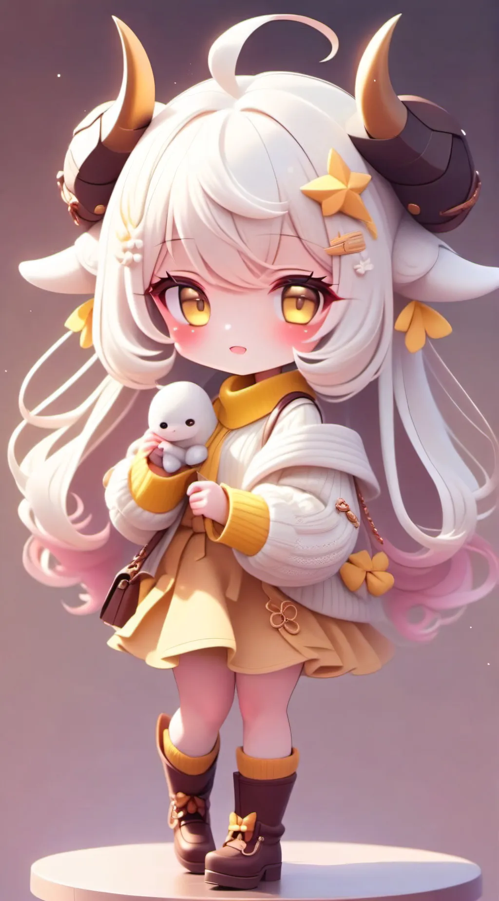 ai character: Goldie background