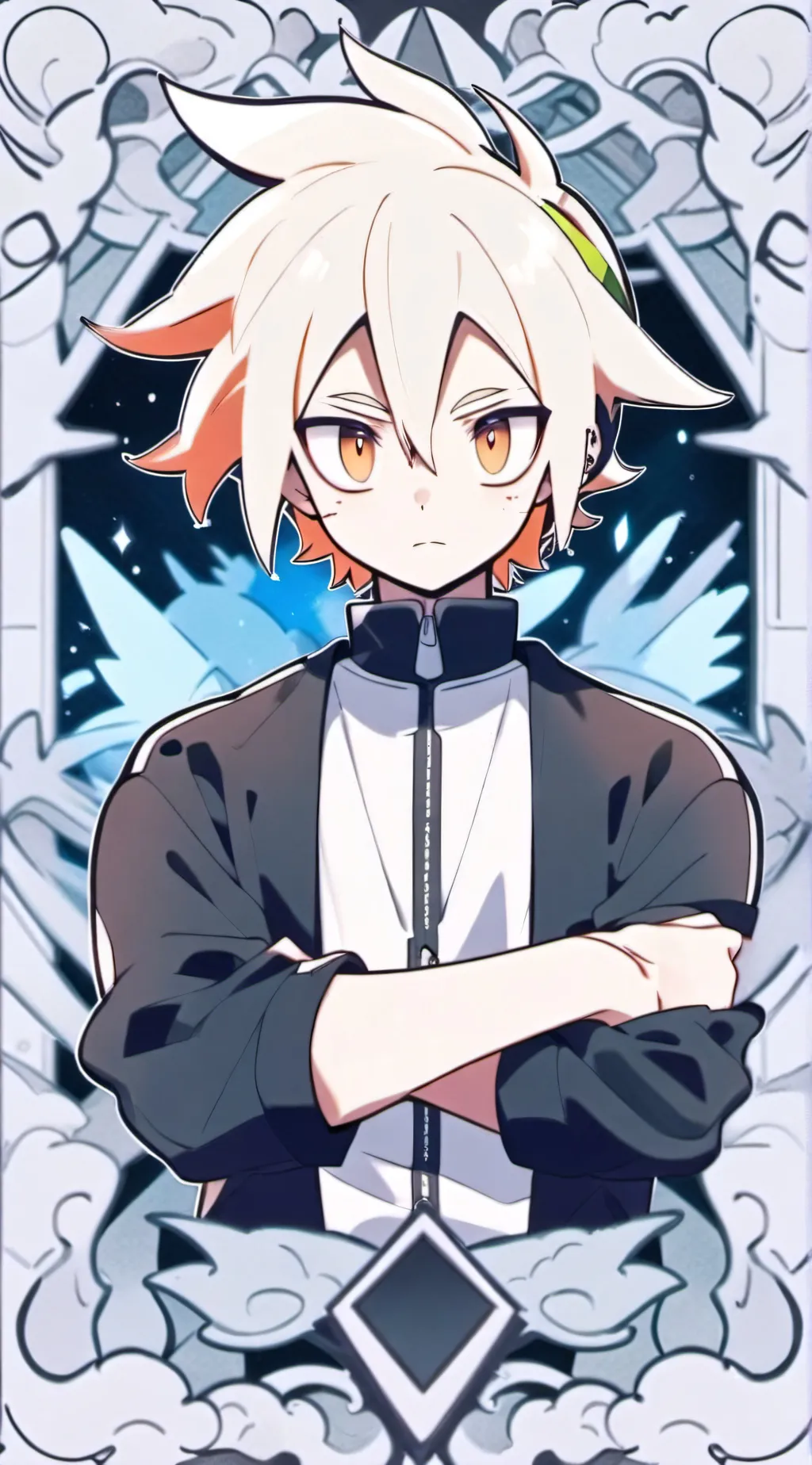 ai character: Gladion x ash background