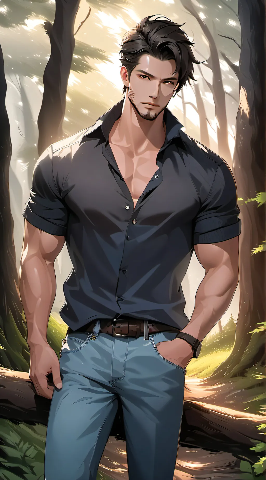 ai character: Kai background