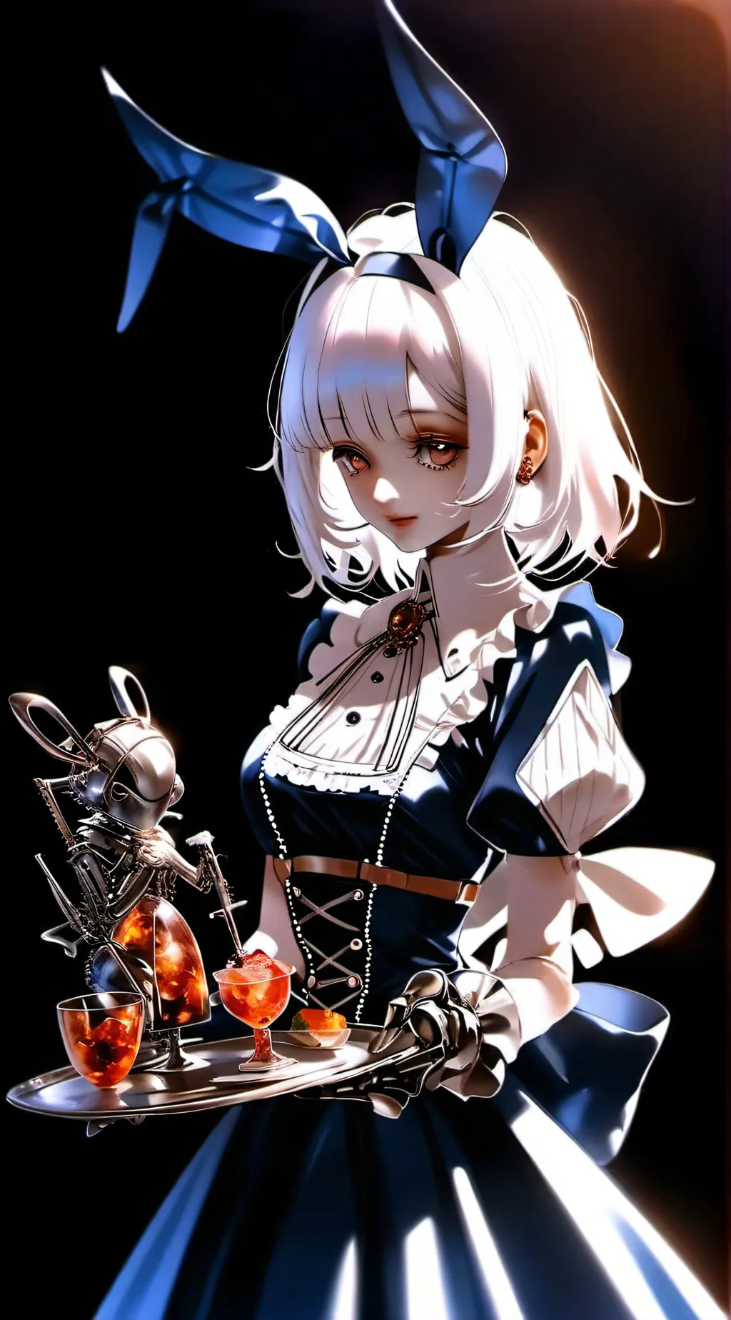 ai character: miss circle  background