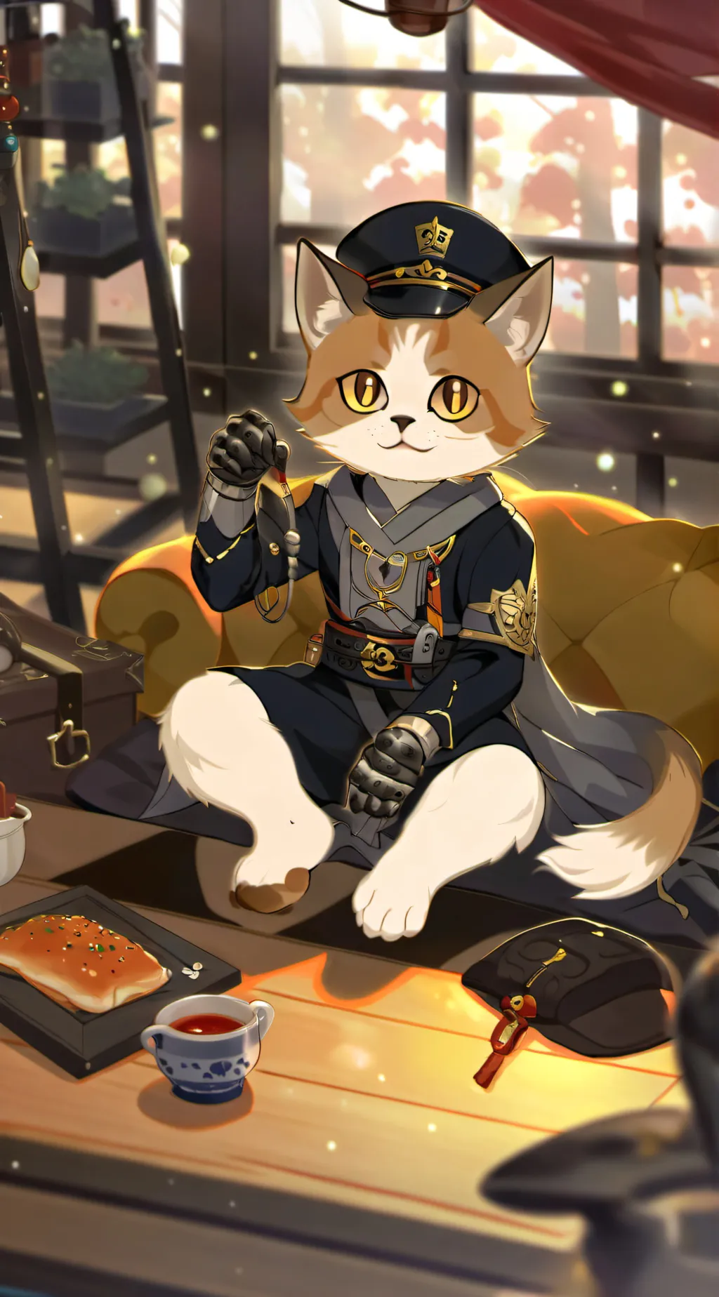 ai character: catnap and dogday background