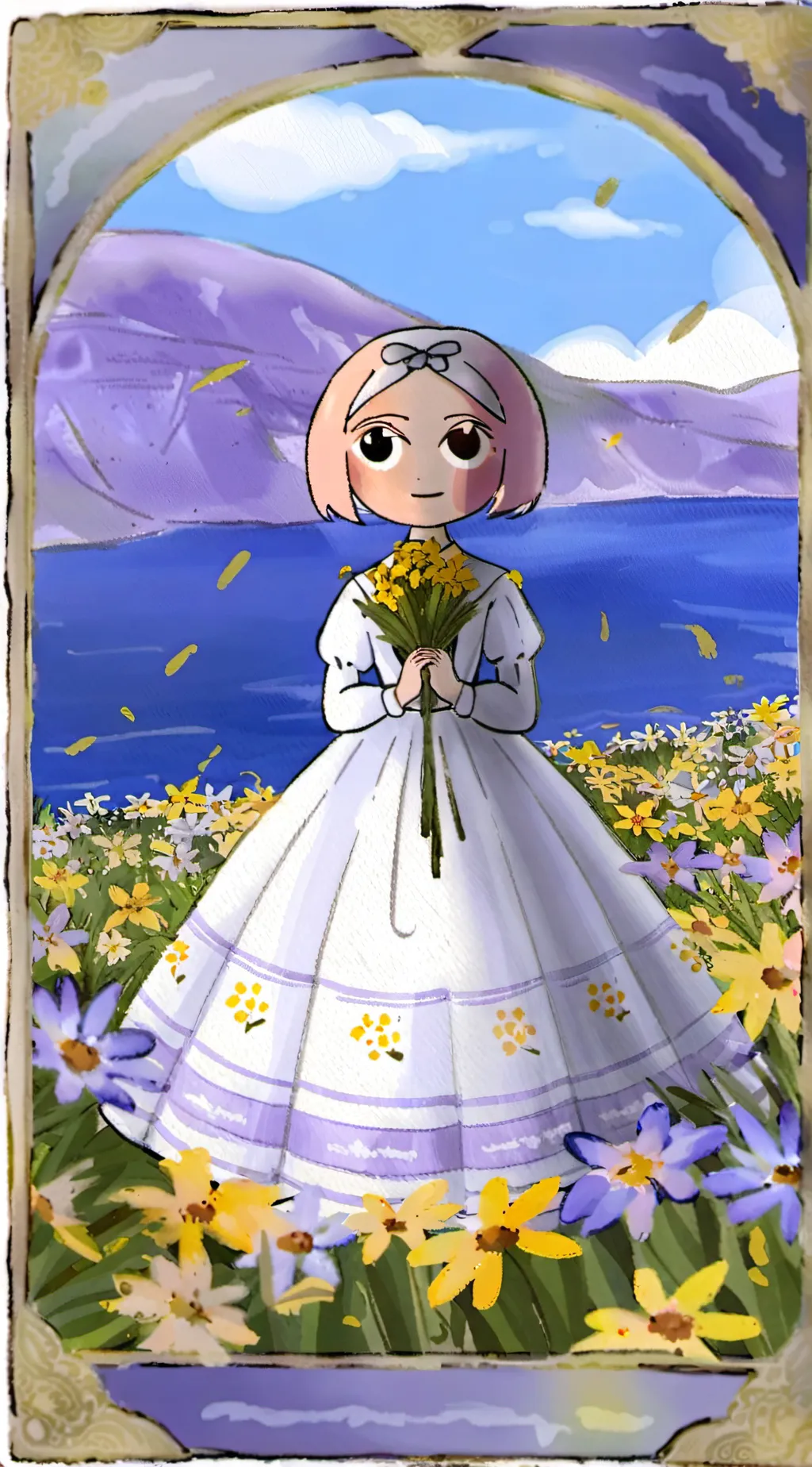 ai character: YURI♡ background