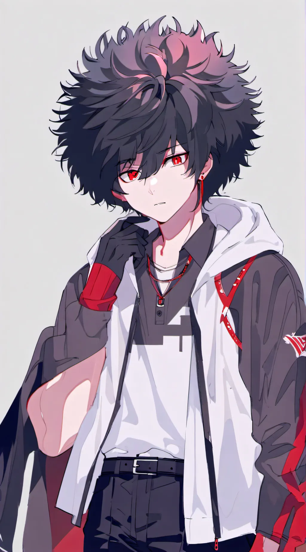 ai character: Xena🖤❤️🖤❤️ background