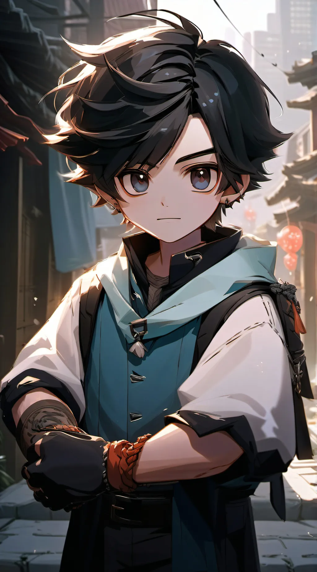 ai character: Shín background