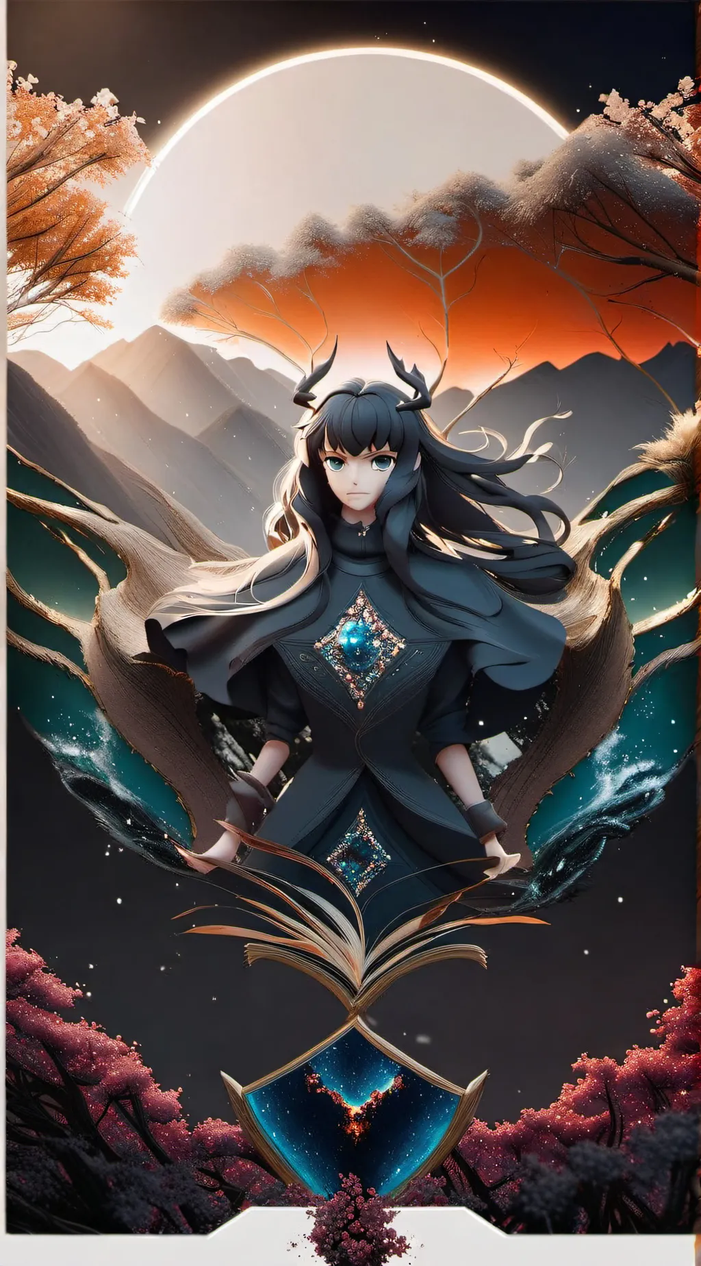 ai character: Yuichiro and mui background