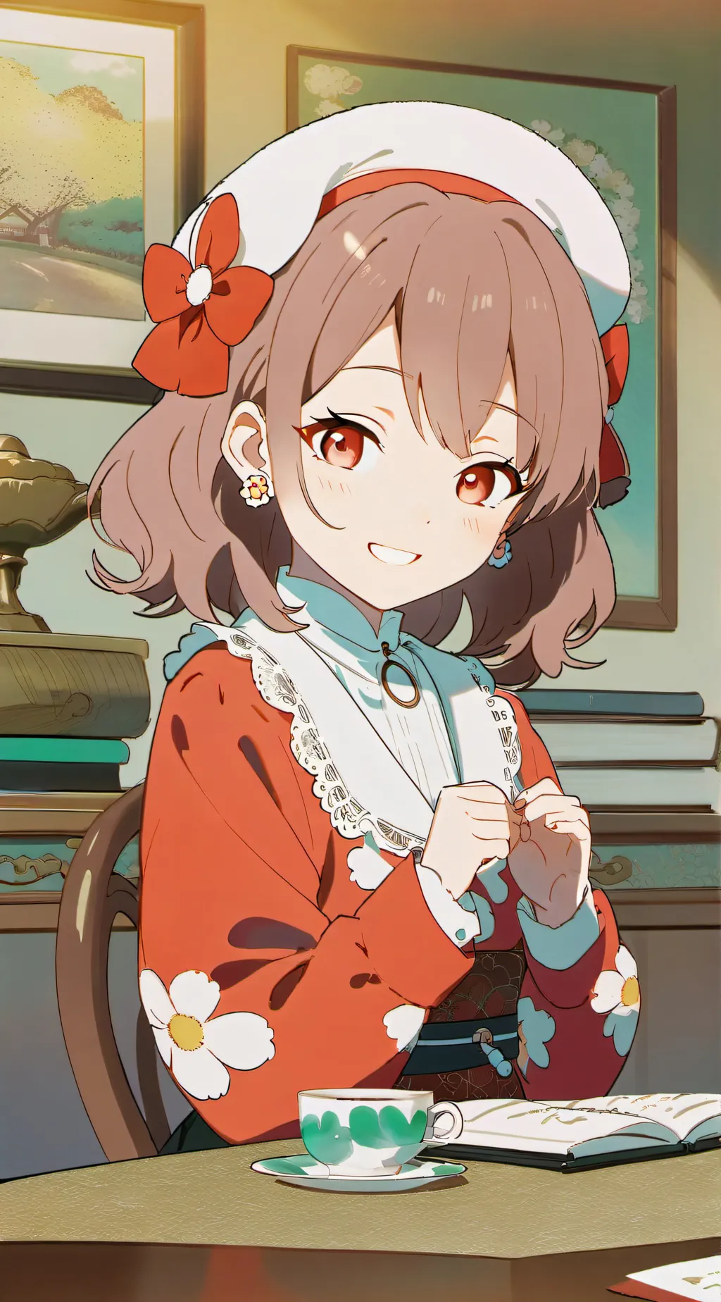 ai character: Lily Scott  background