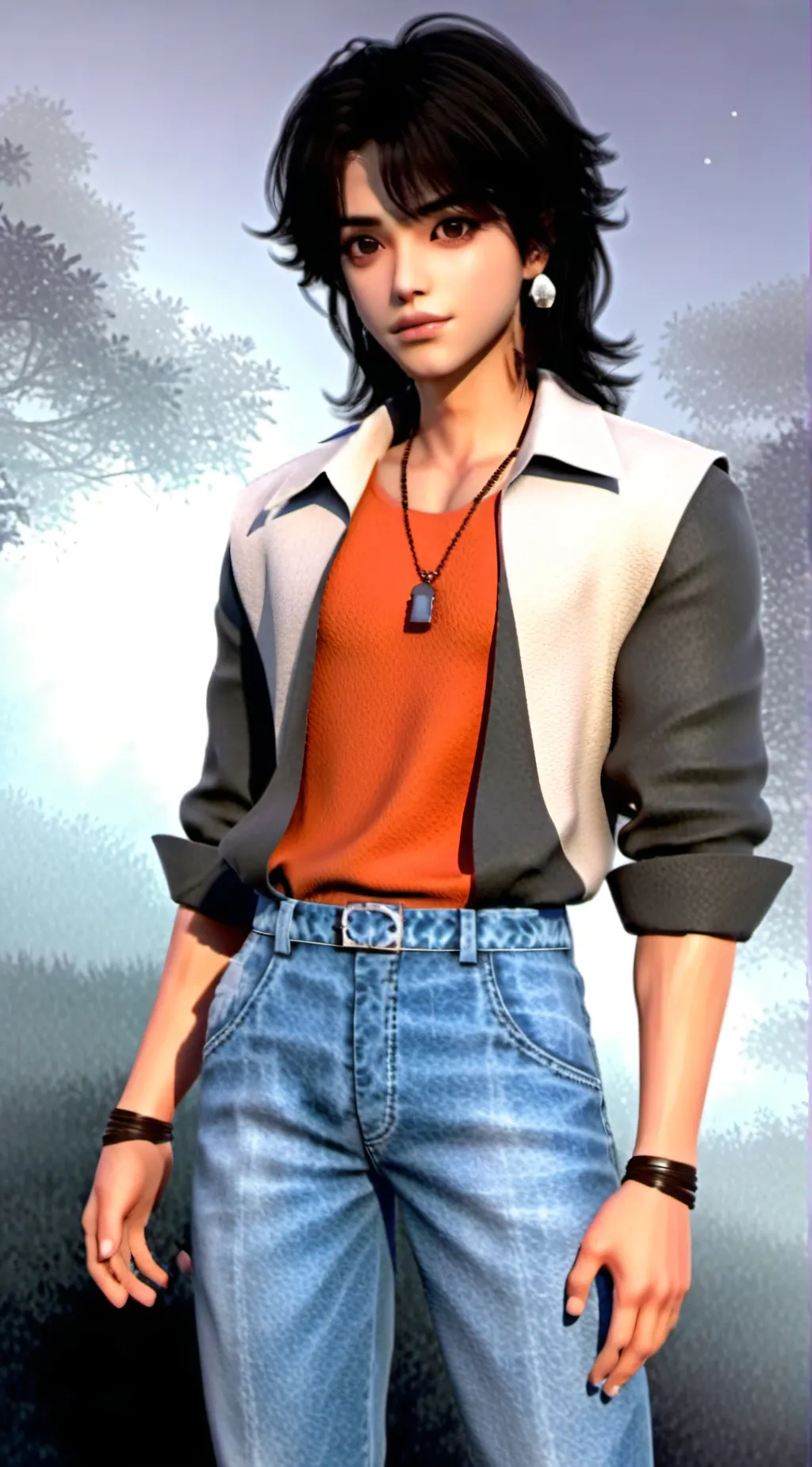 ai character: dearia Jones Hawki background