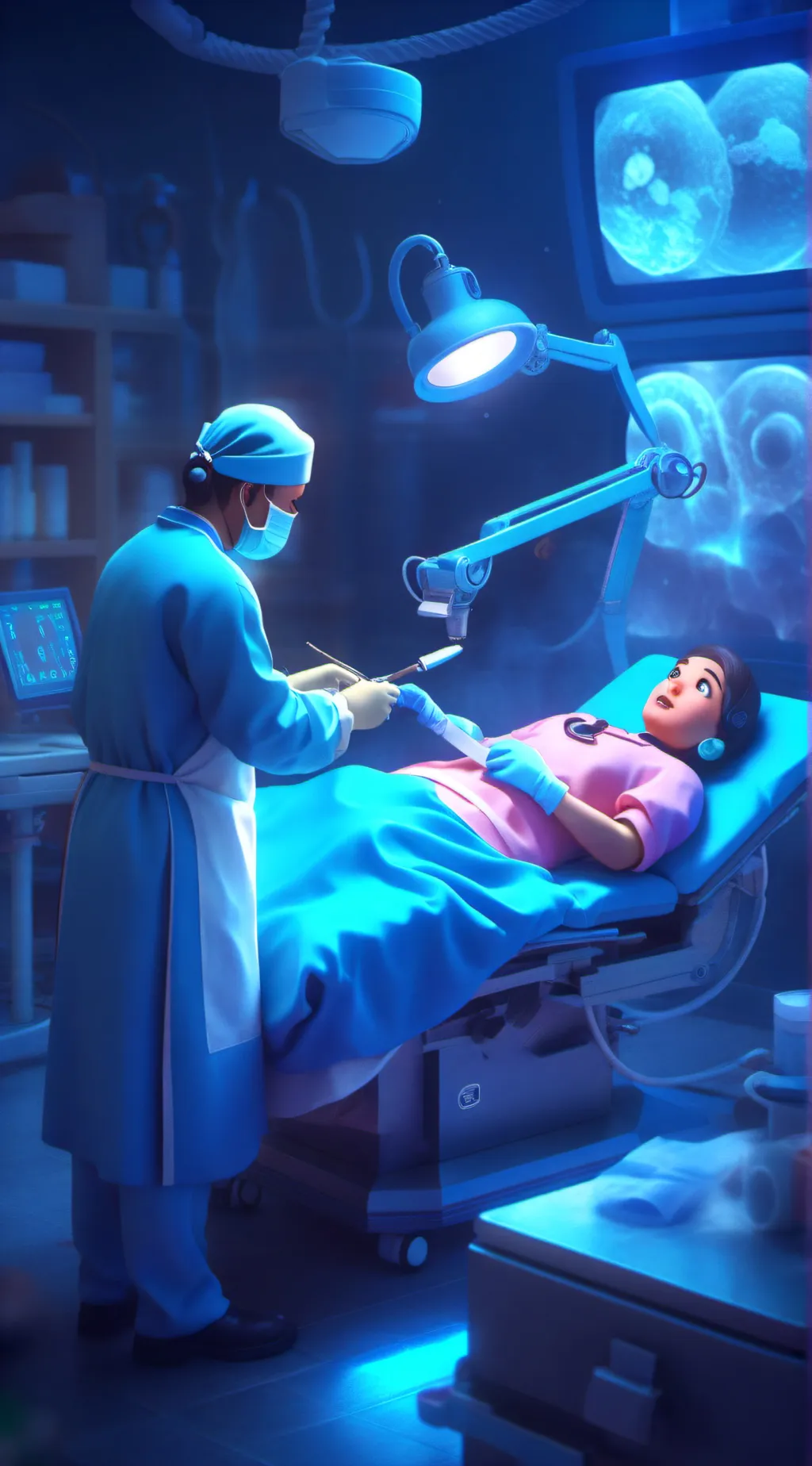 ai character: Lily background