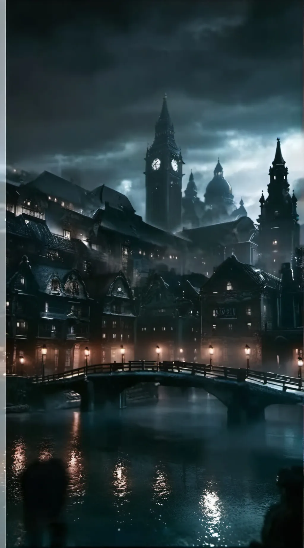 ai character: gotham city background