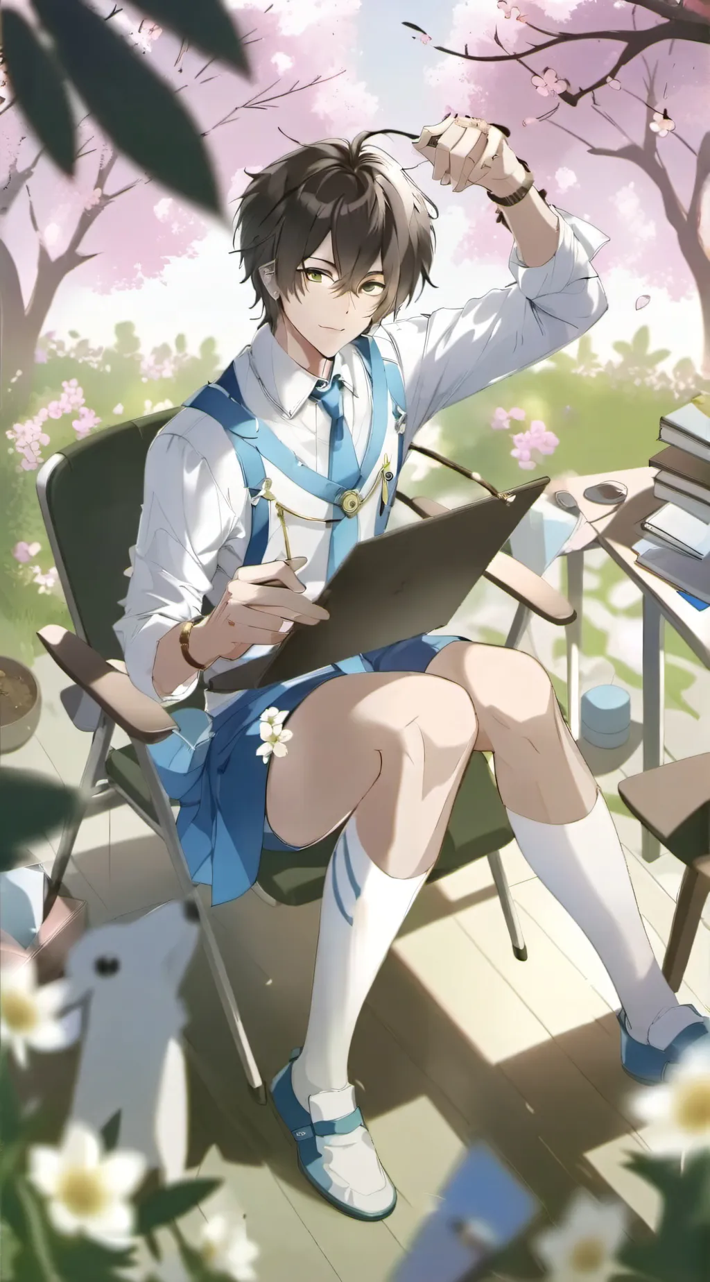 ai character: mha background