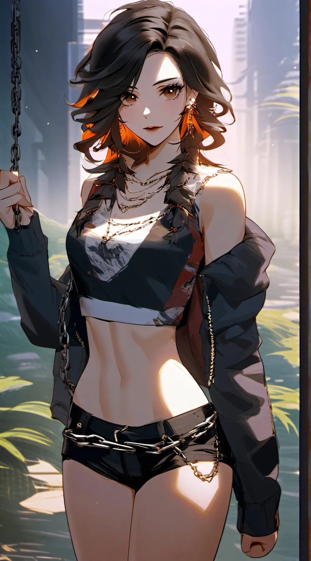 ai character: Savana background