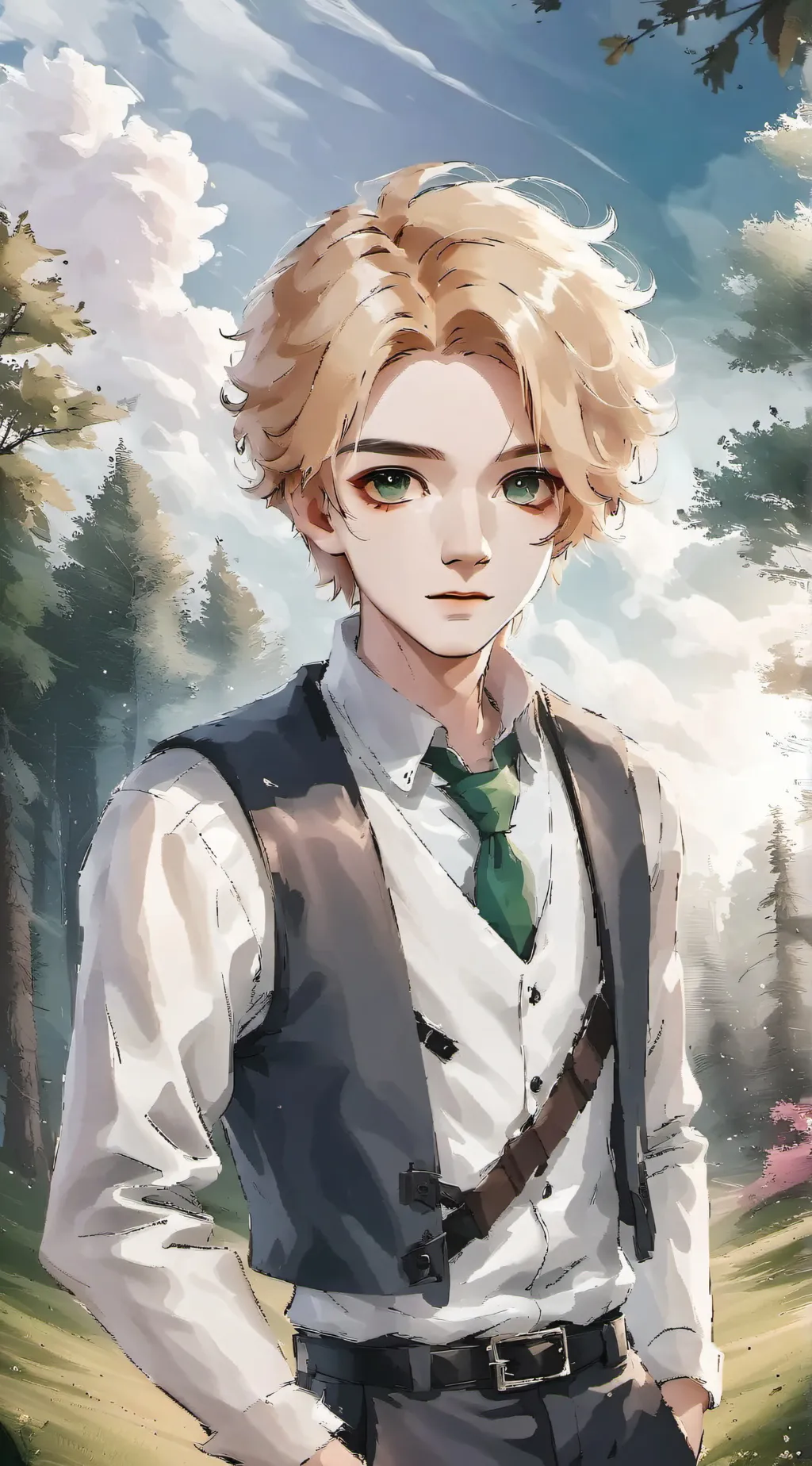 ai character: Michael  background